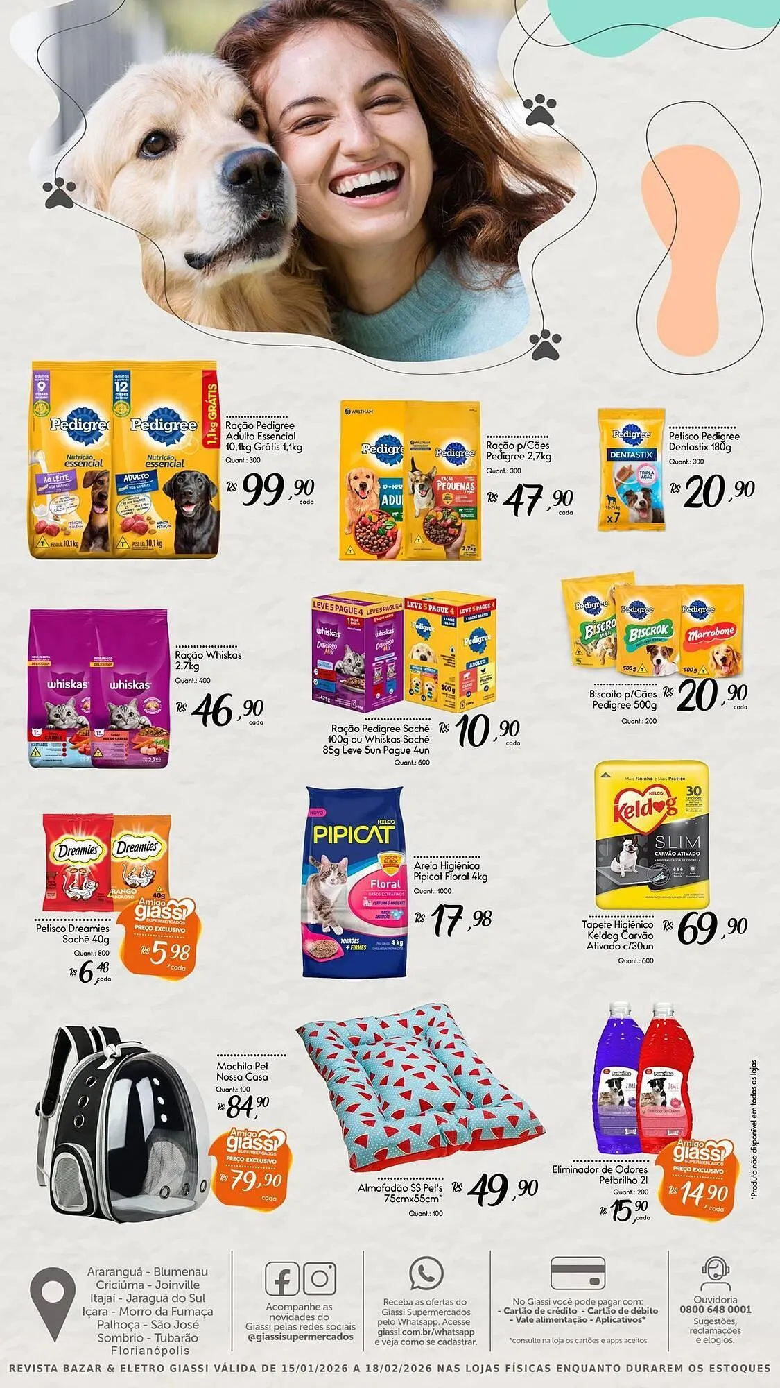 Encarte de Encarte Giassi Supermercados 15 de janeiro até 18 de fevereiro 2026 - Pagina 10