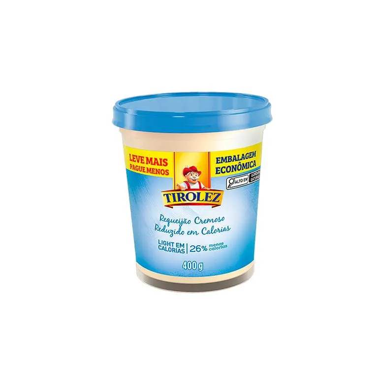 Requeijão Tirolez Light 400g
