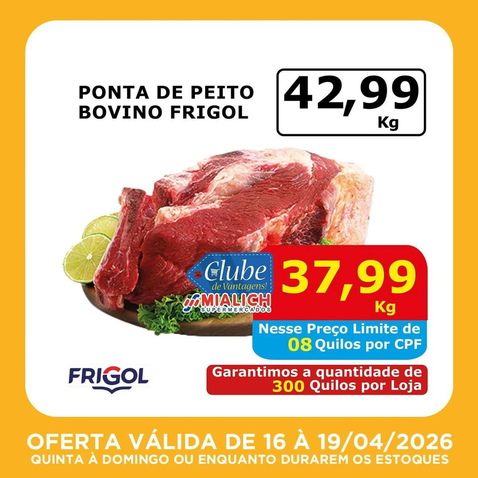 Encarte de Catálogo Mialich Supermercados 16 de abril até 19 de abril 2026 - Pagina 3