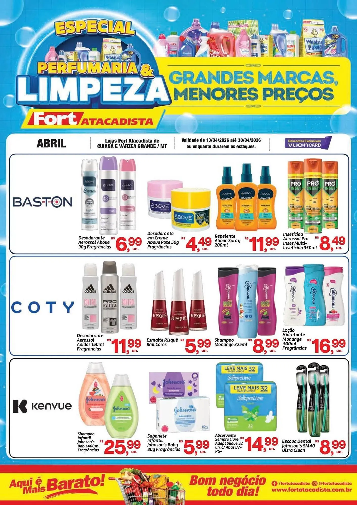 Encarte de Tabloide Fort Atacadista 13 de abril até 30 de abril 2026 - Pagina 1