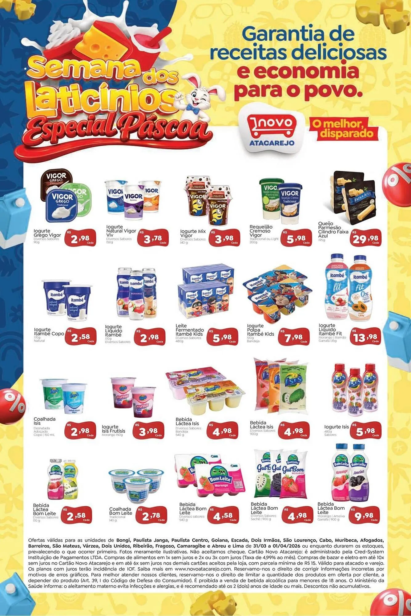 Encarte de Folheto Novo Atacarejo 31 de março até 1 de abril 2026 - Pagina 1