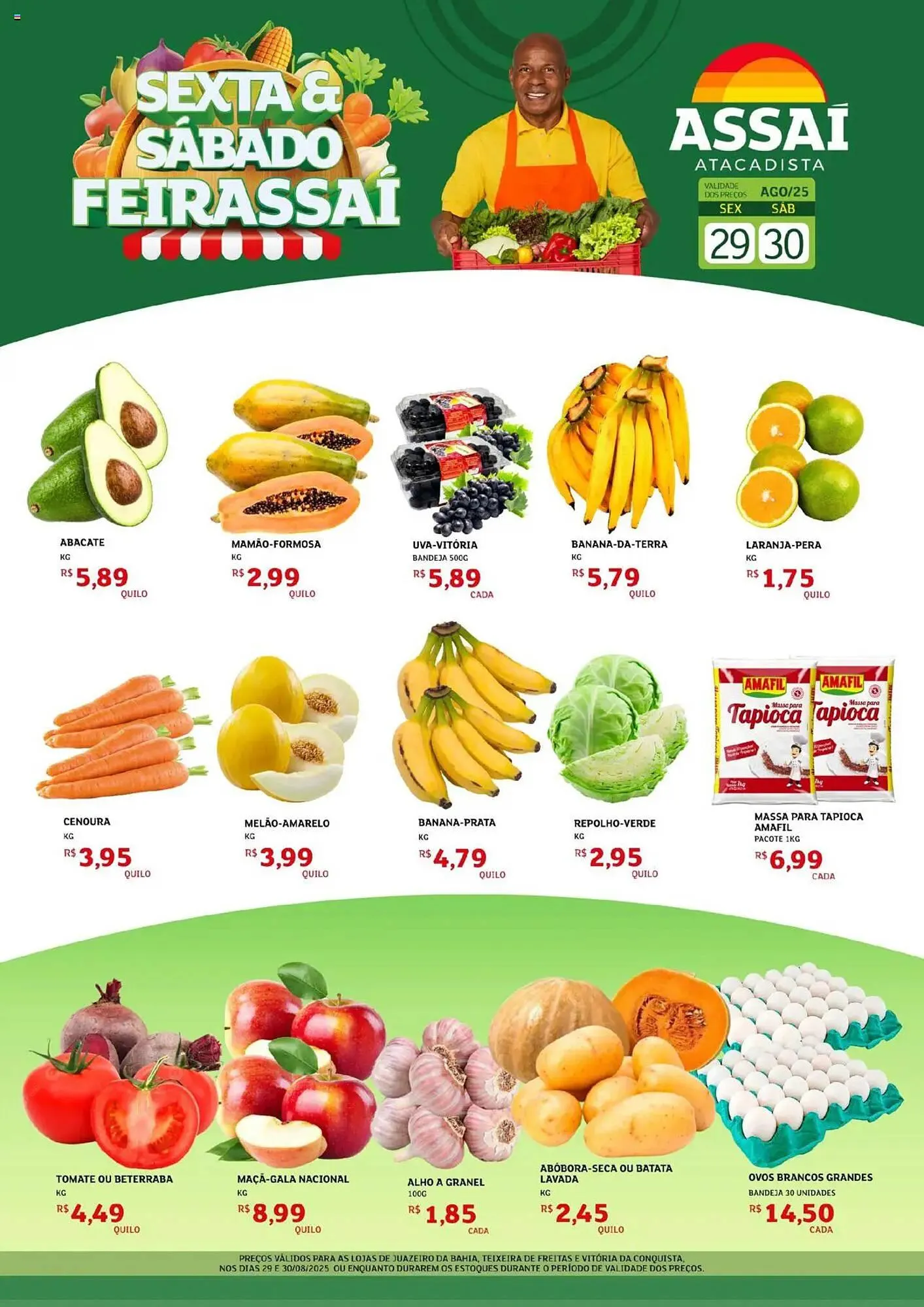 Encarte de Catálogo Assaí Atacadista 29 de agosto até 30 de agosto 2025 - Pagina 1