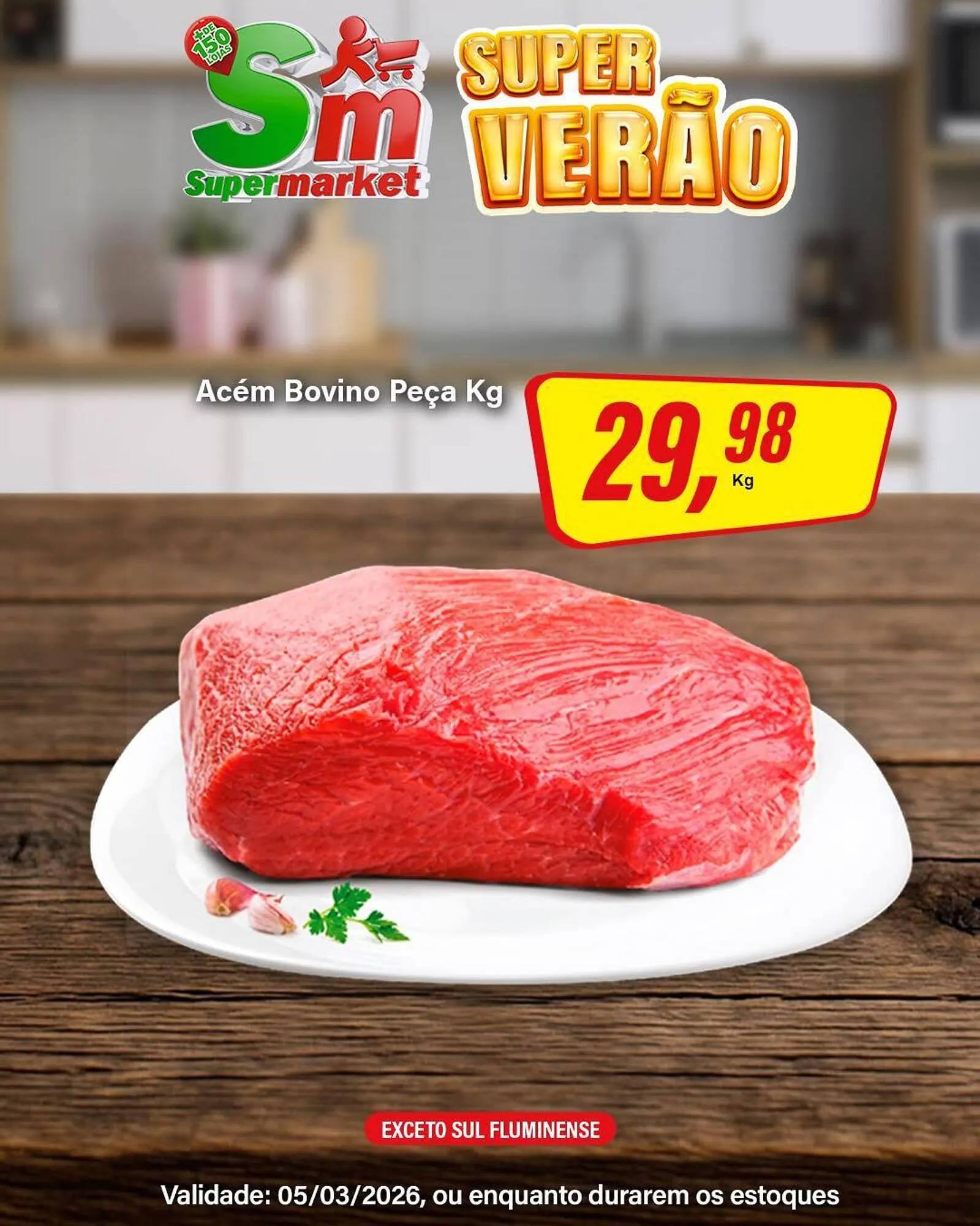 Encarte de Encarte Rede Supermarket 5 de março até 5 de março 2026 - Pagina 1