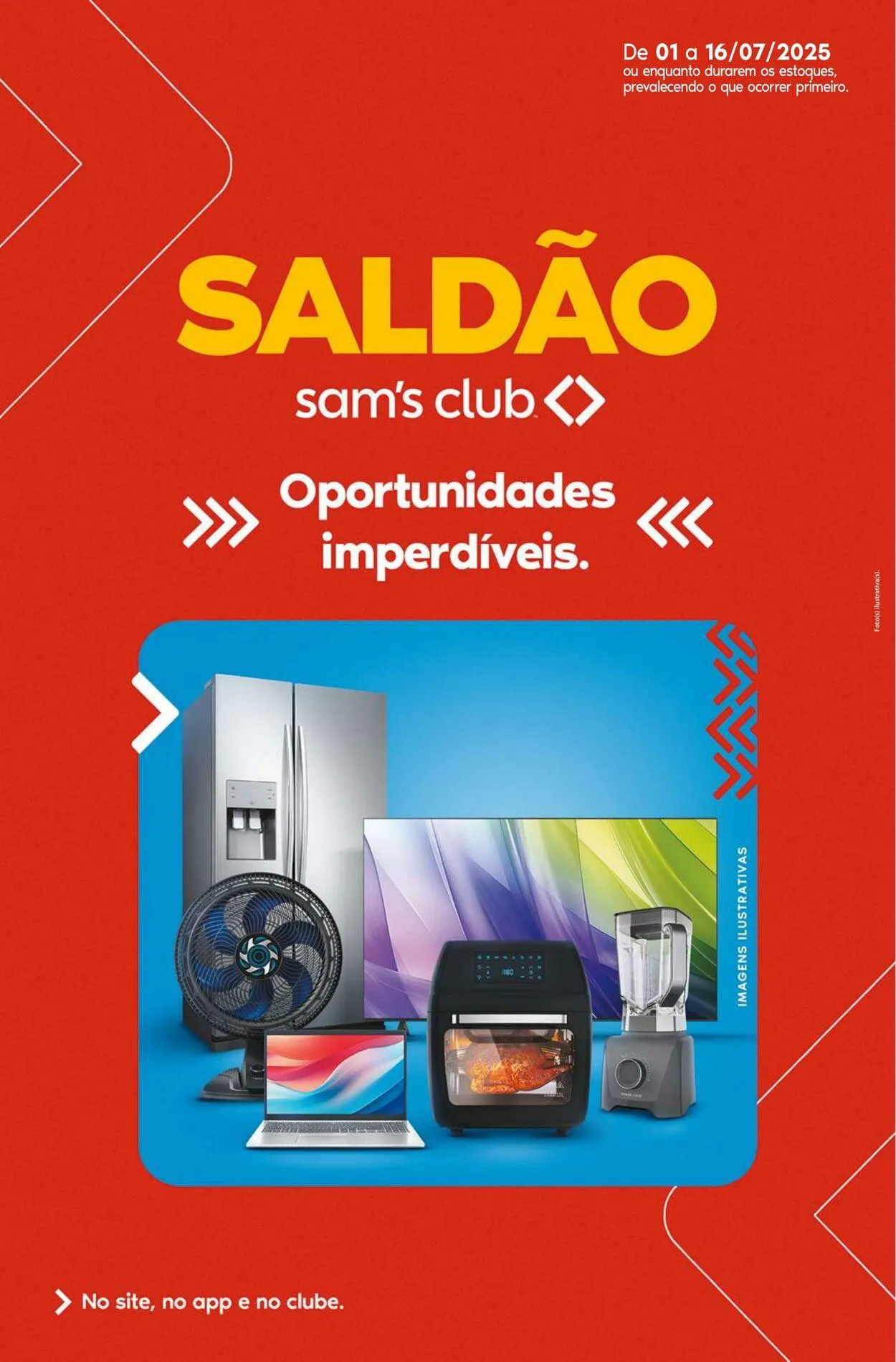 Encarte de Sam's Club 1 de julho até 16 de julho 2025 - Pagina 1