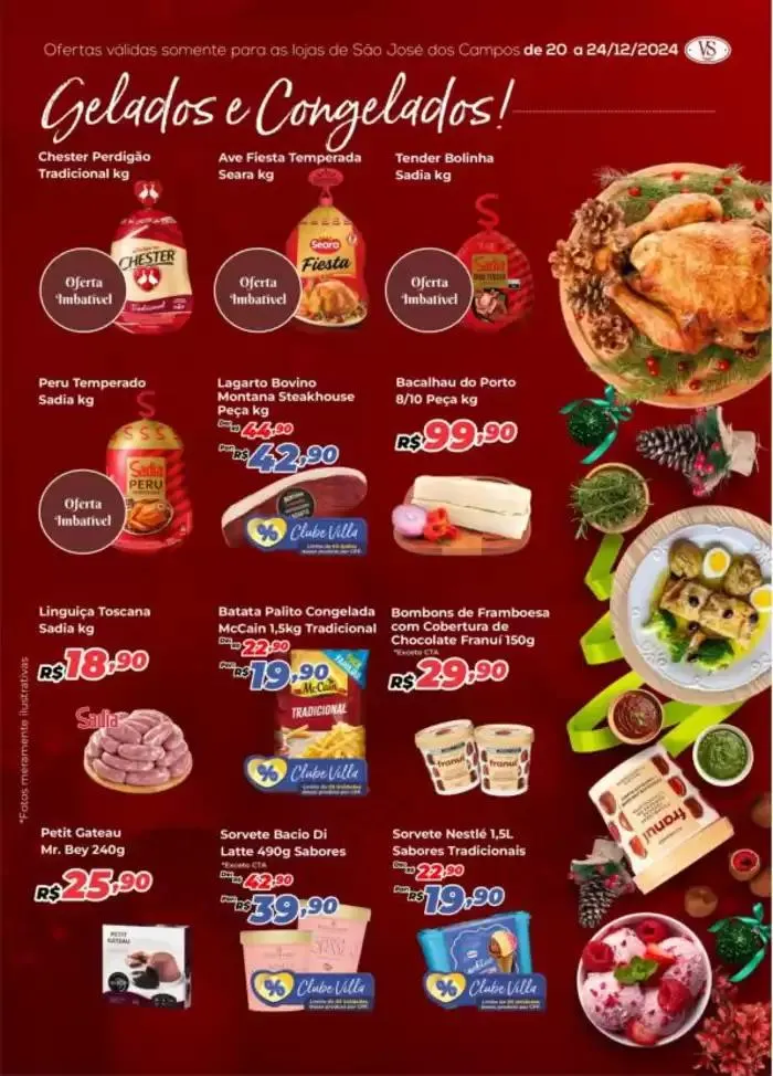 Encarte de Ofertas Villarreal Supermercados 20 de dezembro até 24 de dezembro 2024 - Pagina 3