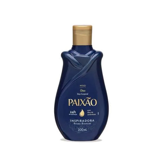 Óleo Corporal de Amêndoas Paixão Inspiradora ação desodorante 200ml