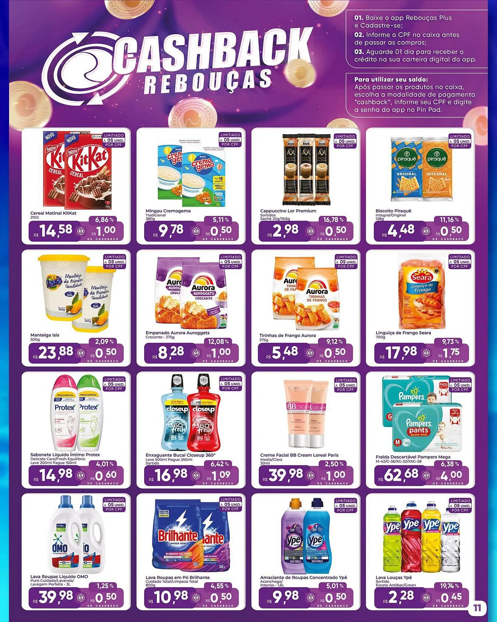 Encarte de Catálogo Rebouças Supermercados 1 de agosto até 17 de agosto 2025 - Pagina 1