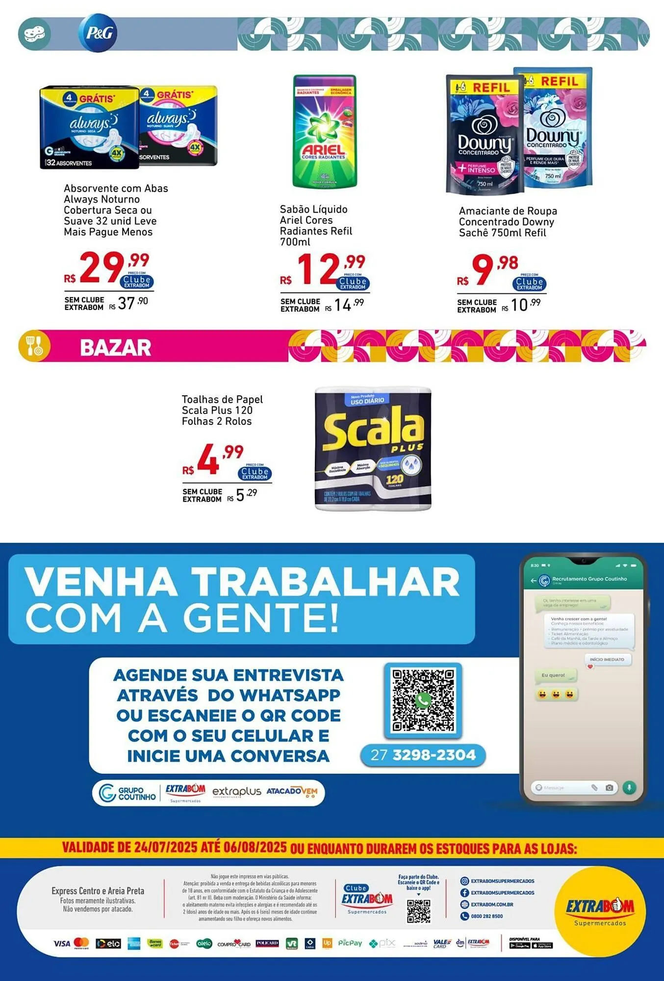 Encarte de Catálogo Extrabom Supermercados 24 de julho até 6 de agosto 2025 - Pagina 9