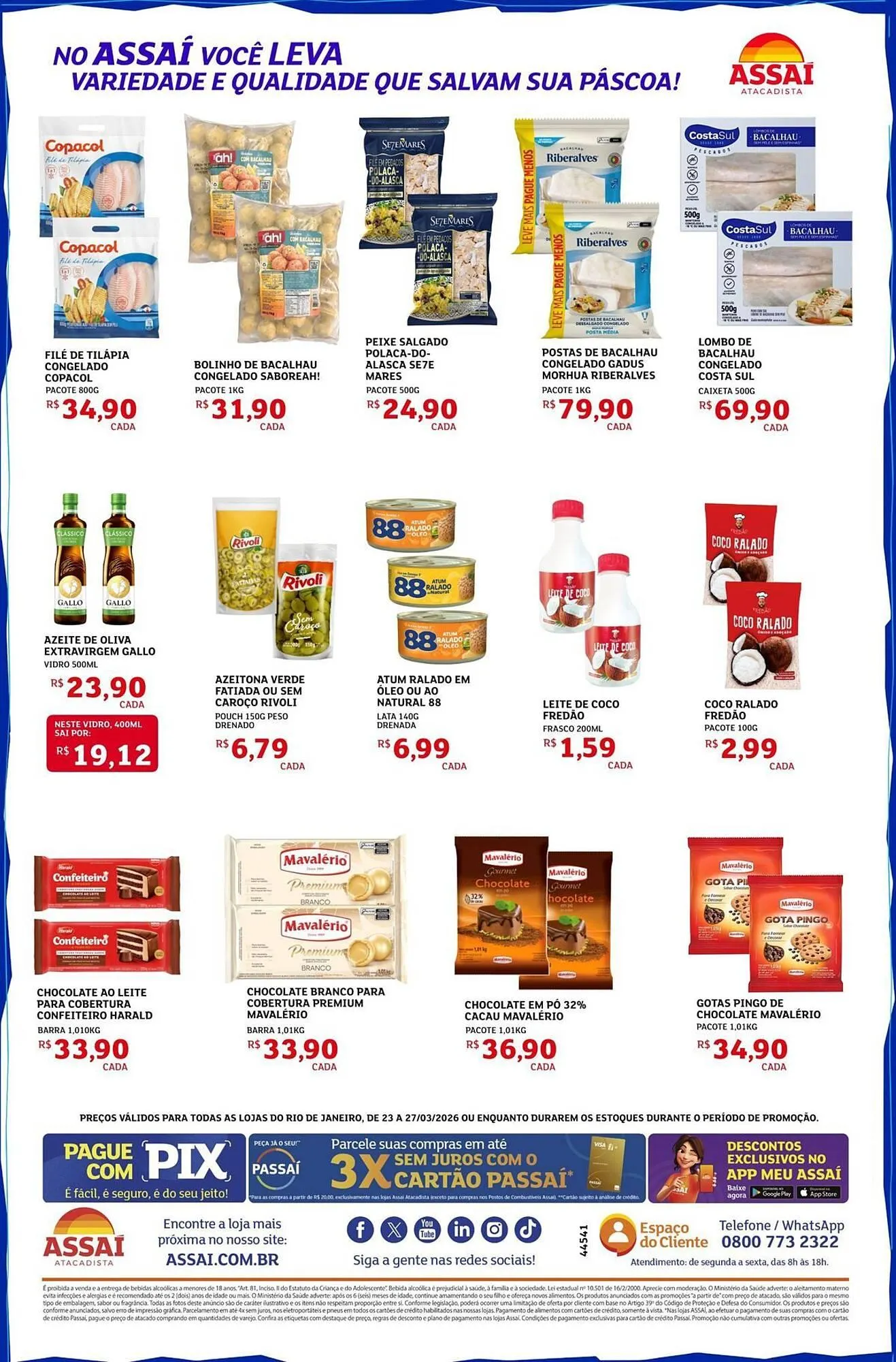 Encarte de Encarte Assaí Atacadista 23 de março até 27 de março 2026 - Pagina 2