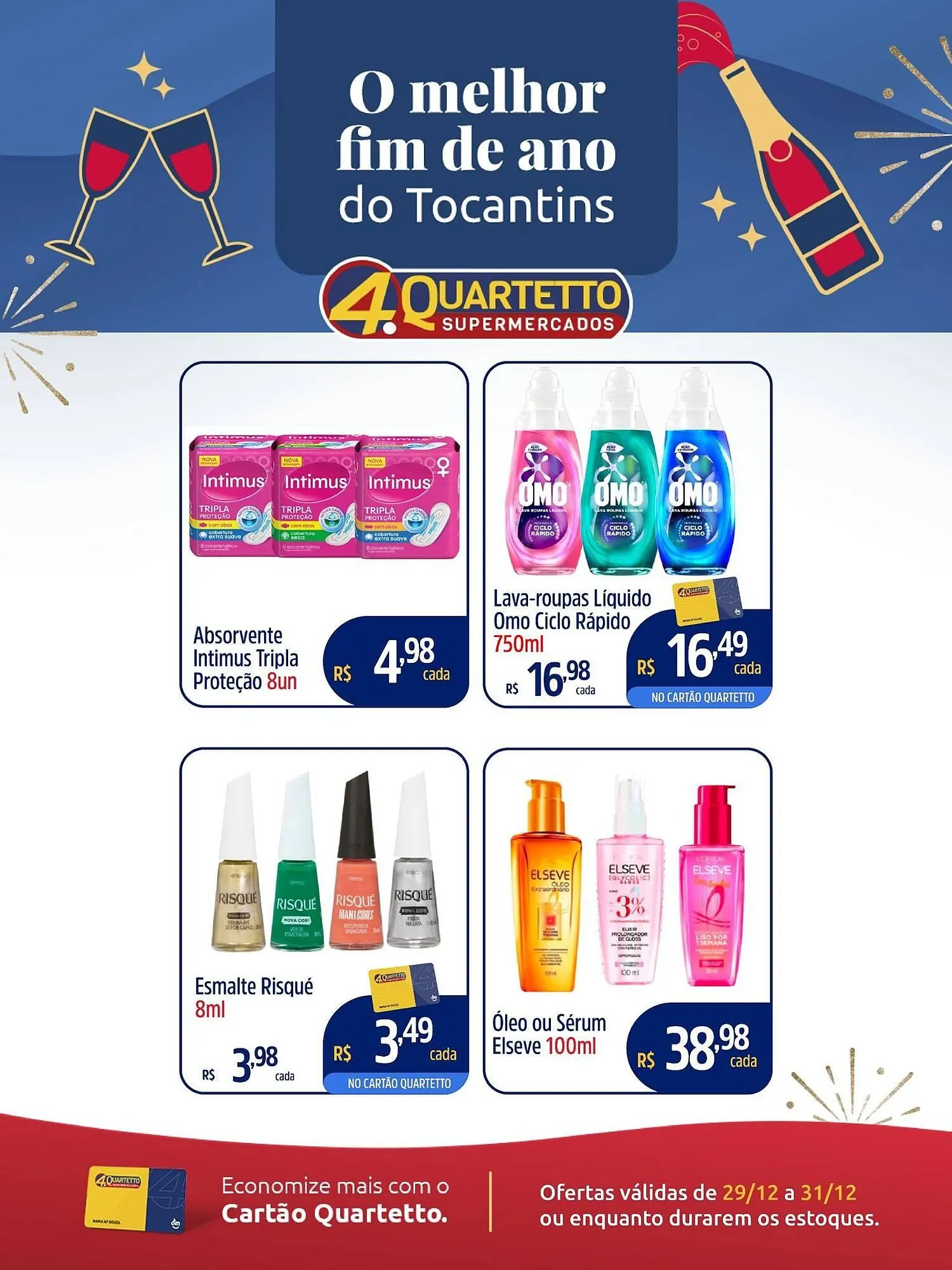 Encarte de Catálogo Quartetto Supermercados 29 de dezembro até 31 de dezembro 2025 - Pagina 4