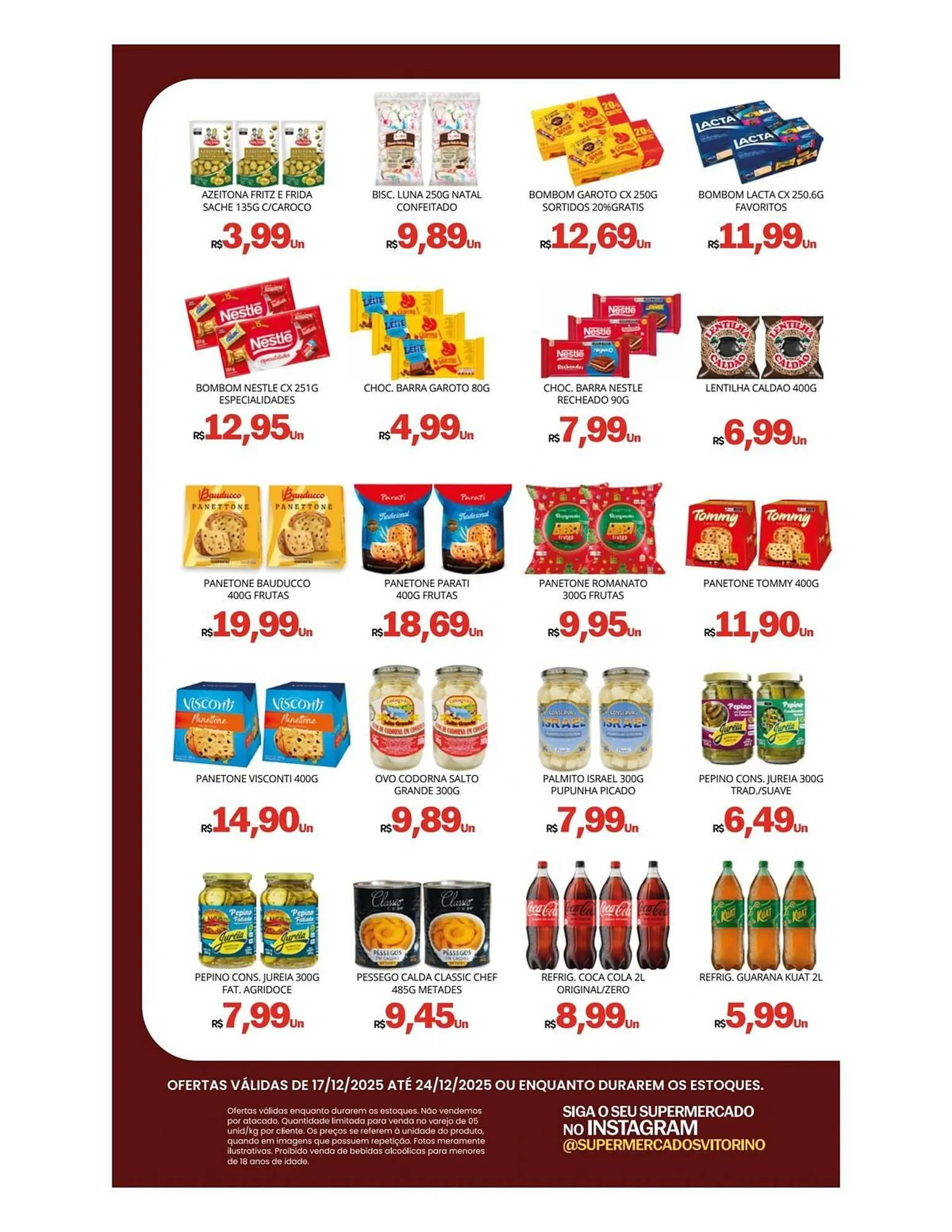 Encarte de Catálogo Supermercado Vitorino 19 de dezembro até 24 de dezembro 2025 - Pagina 4