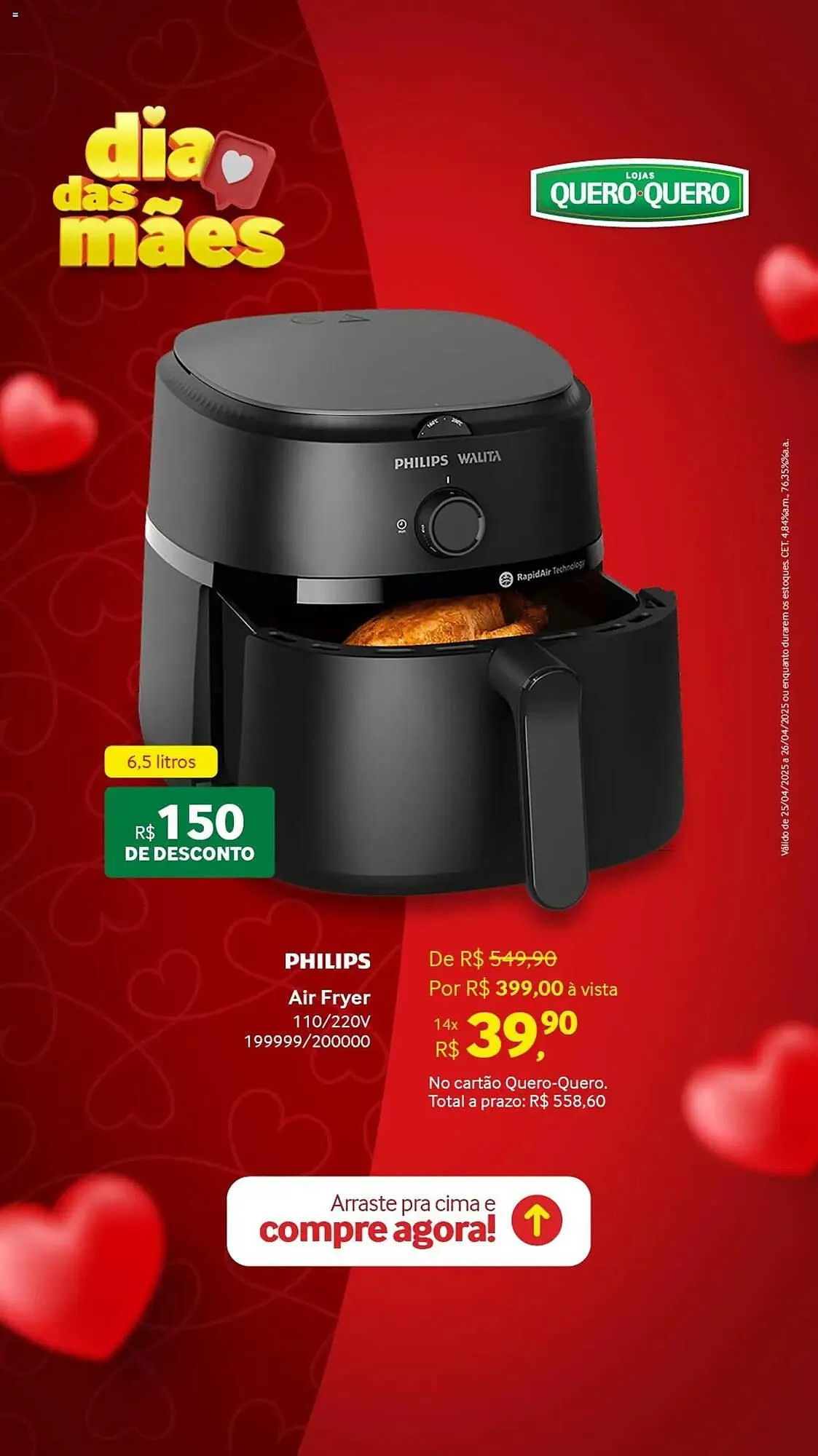 Encarte de Catálogo Quero Quero 25 de abril até 26 de abril 2025 - Pagina 3