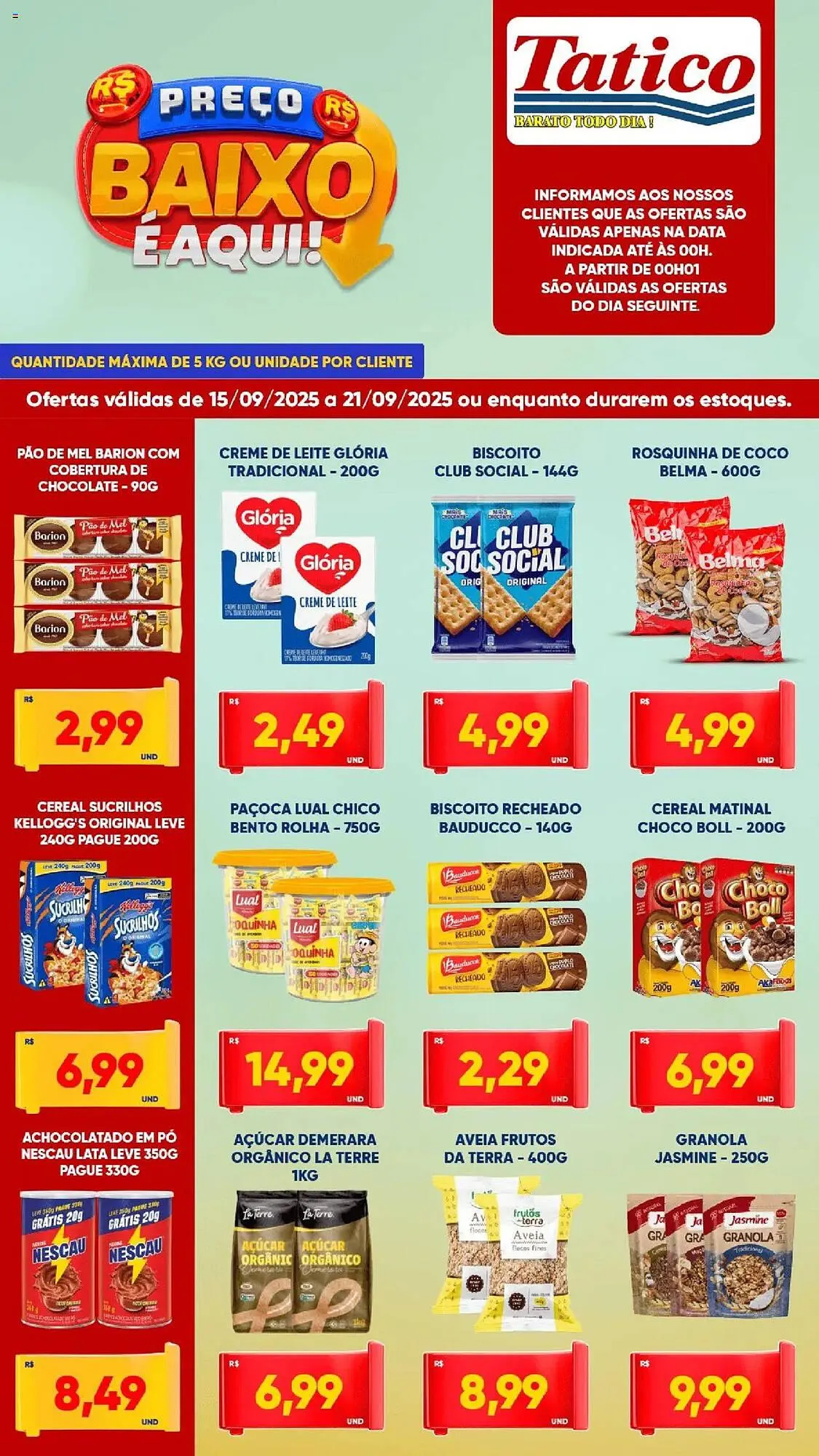 Encarte de Tabloide Tatico 15 de setembro até 22 de setembro 2025 - Pagina 4