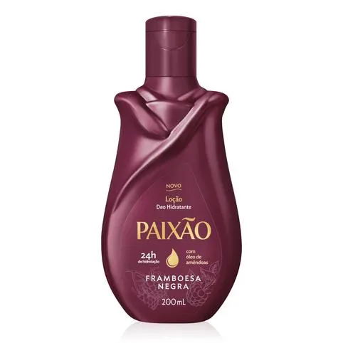 Loção Hidratante Paixão Framboesa Negra 200ml
