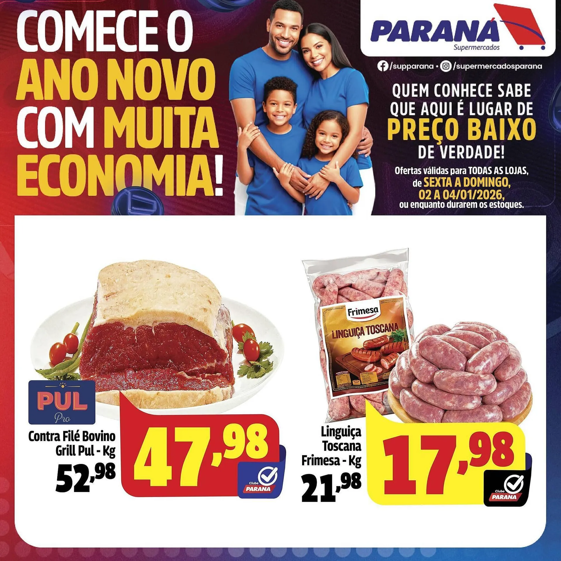 Encarte de Folheto Supermercado Paraná 2 de janeiro até 4 de janeiro 2026 - Pagina 2