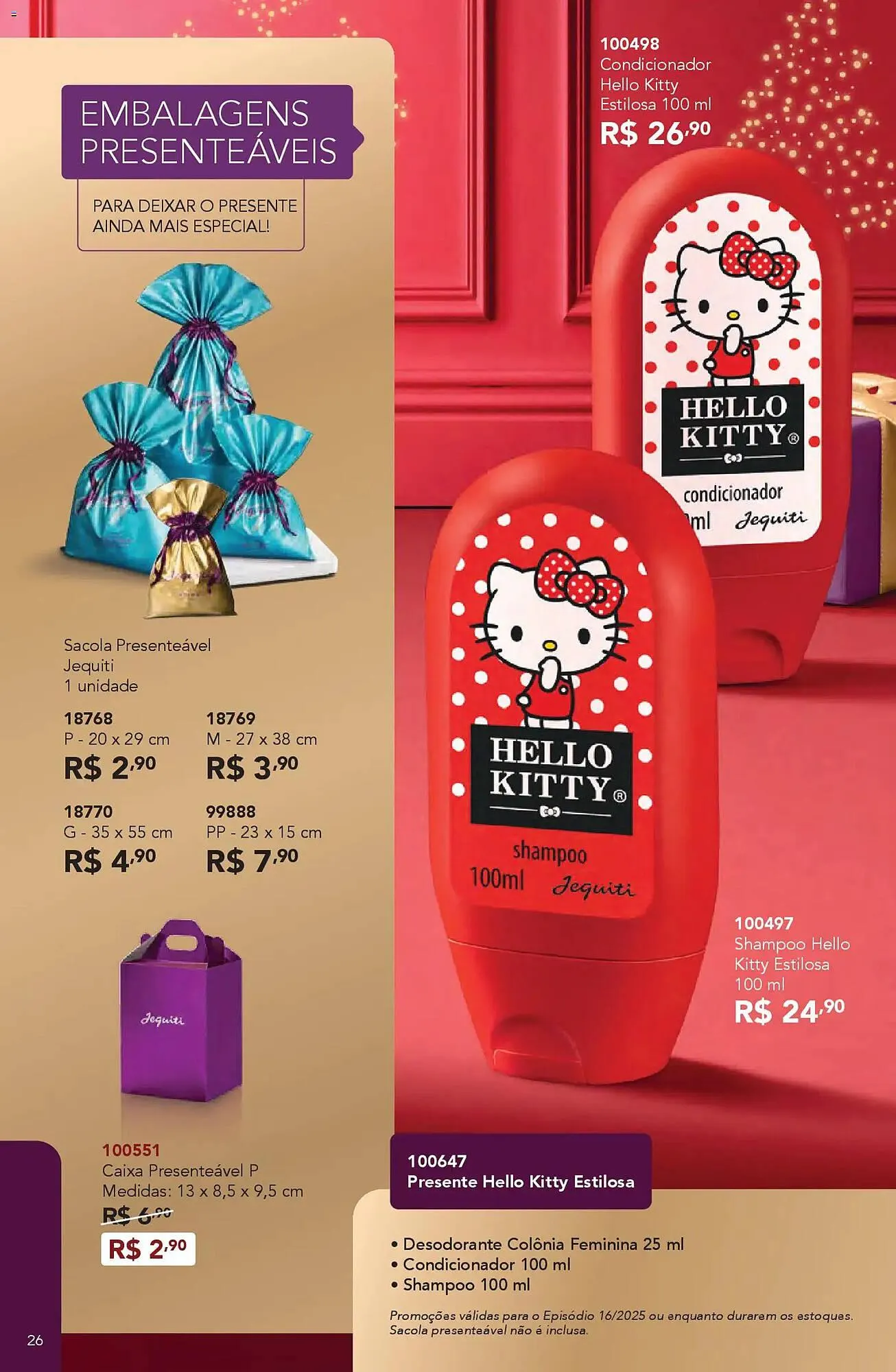 Encarte de Catálogo Jequiti 11 de novembro até 9 de dezembro 2025 - Pagina 26