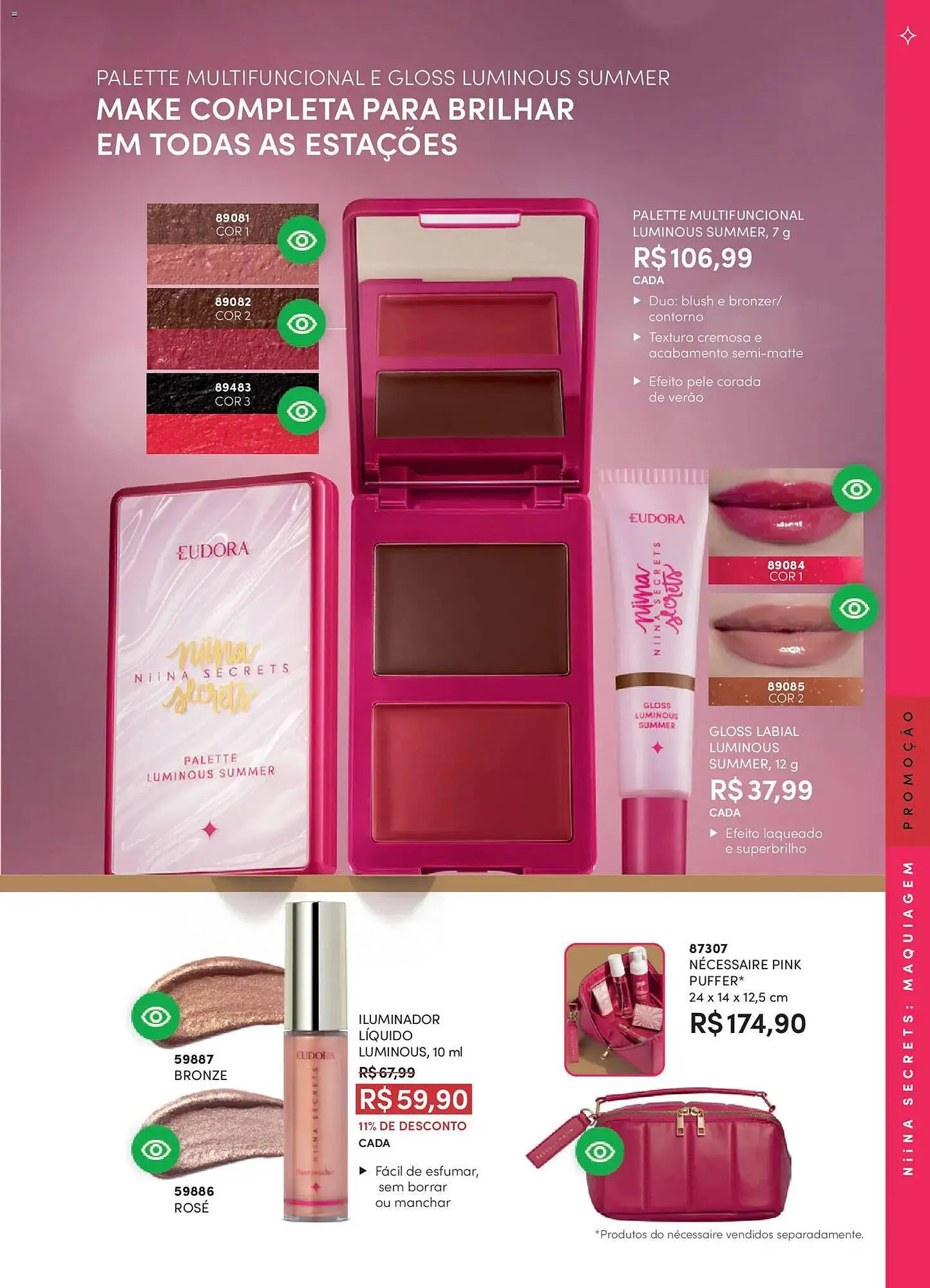 Encarte de Catálogo Eudora 23 de abril até 15 de junho 2026 - Pagina 87