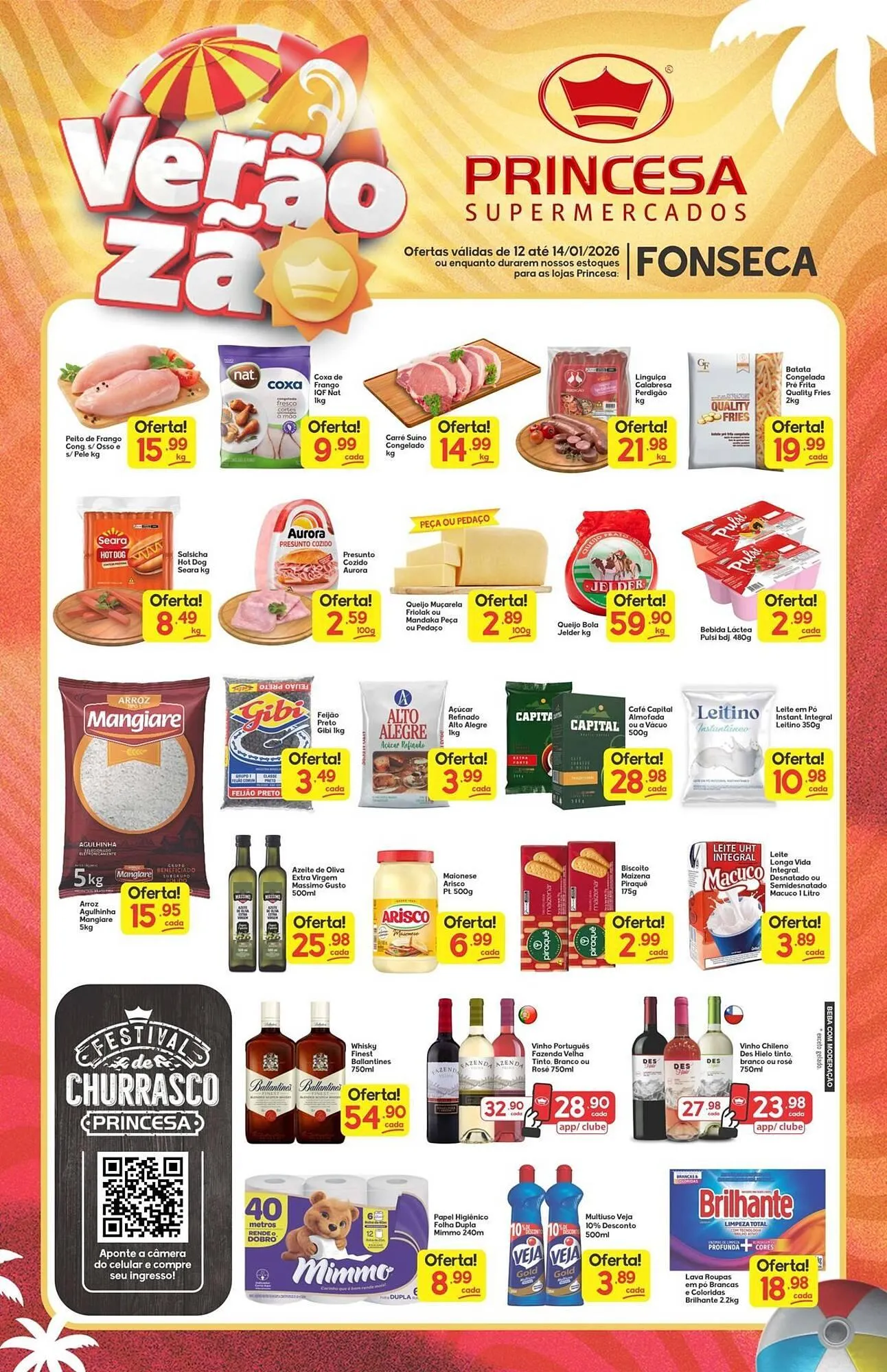 Encarte de Encarte Supermercados Princesa 13 de janeiro até 14 de janeiro 2026 - Pagina 1