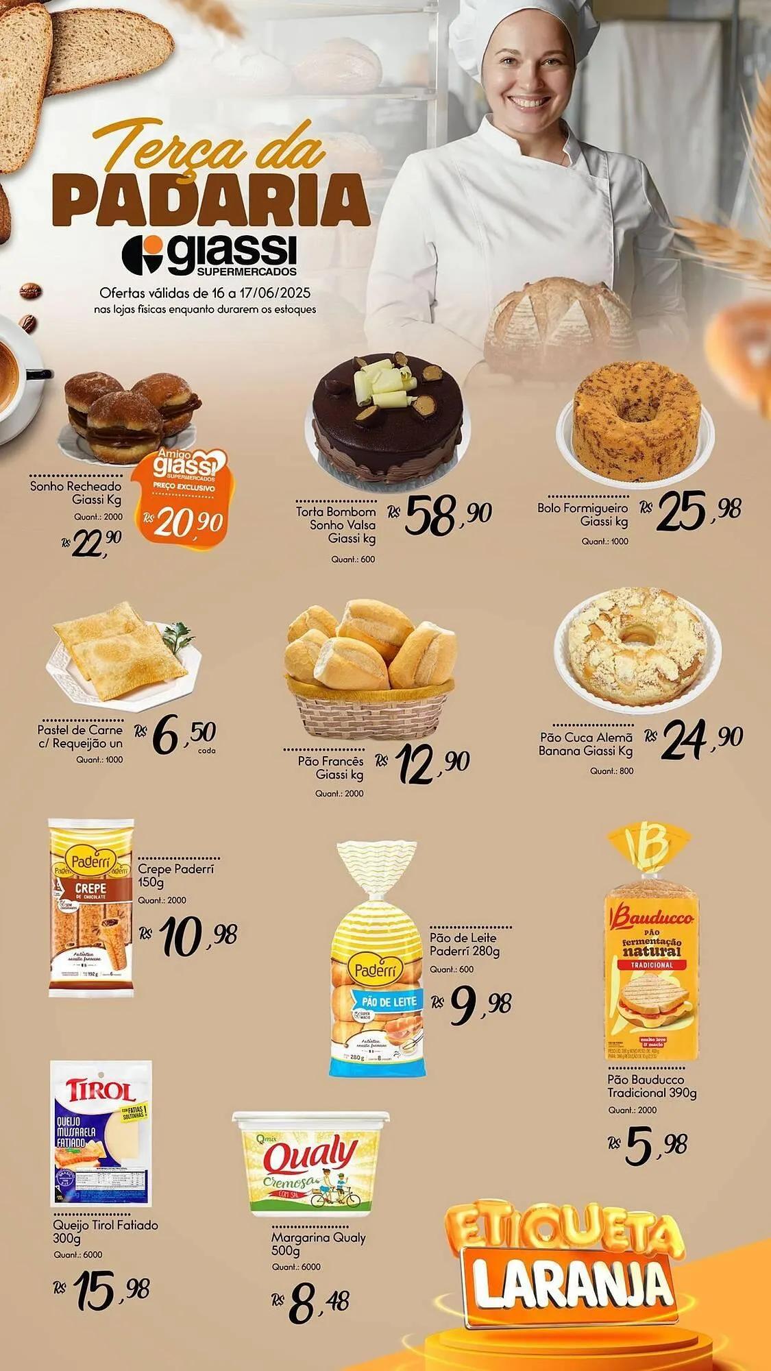 Encarte de Catálogo Giassi Supermercados 16 de junho até 17 de junho 2025 - Pagina 3