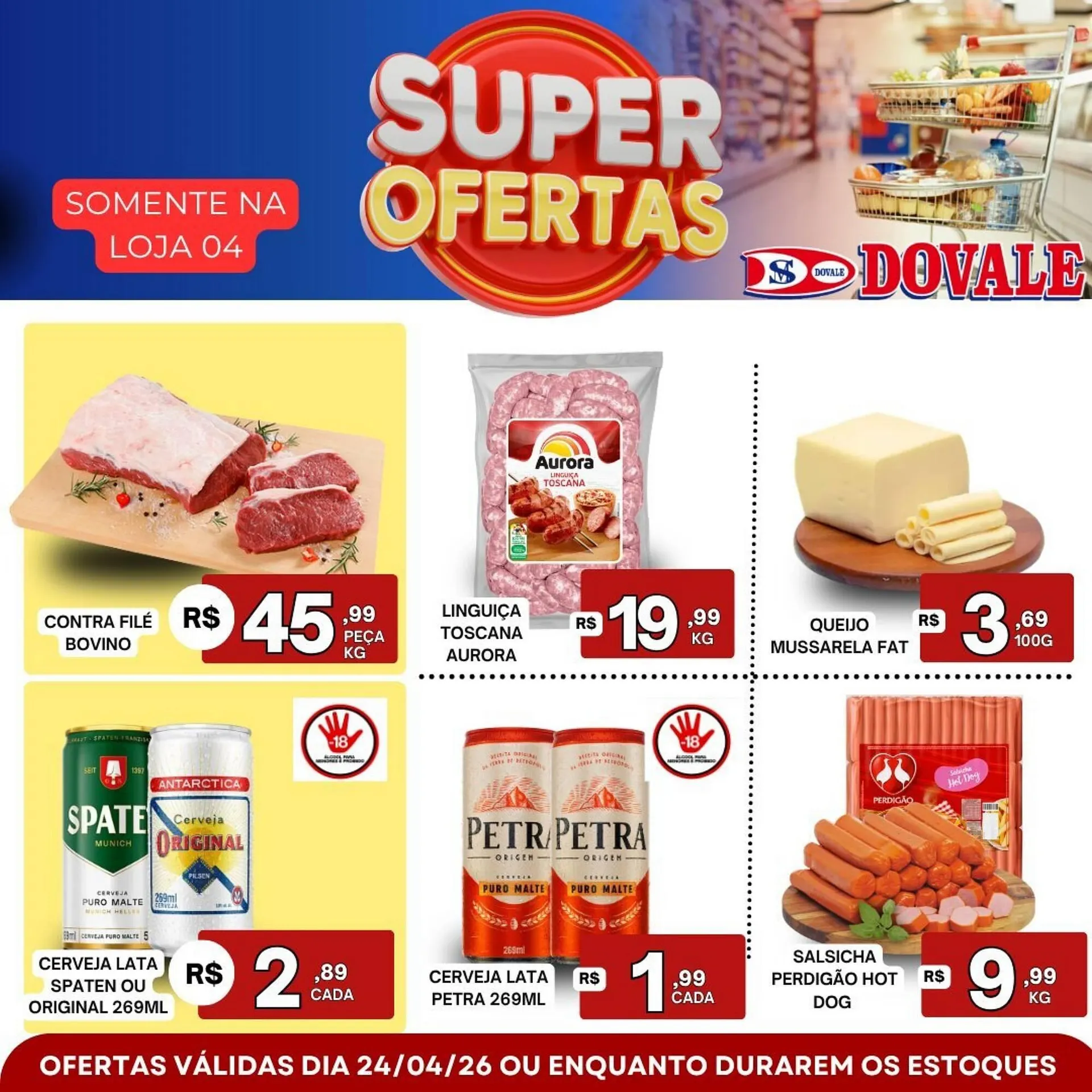 Encarte de Folheto Dovale 24 de abril até 24 de abril 2026 - Pagina 1