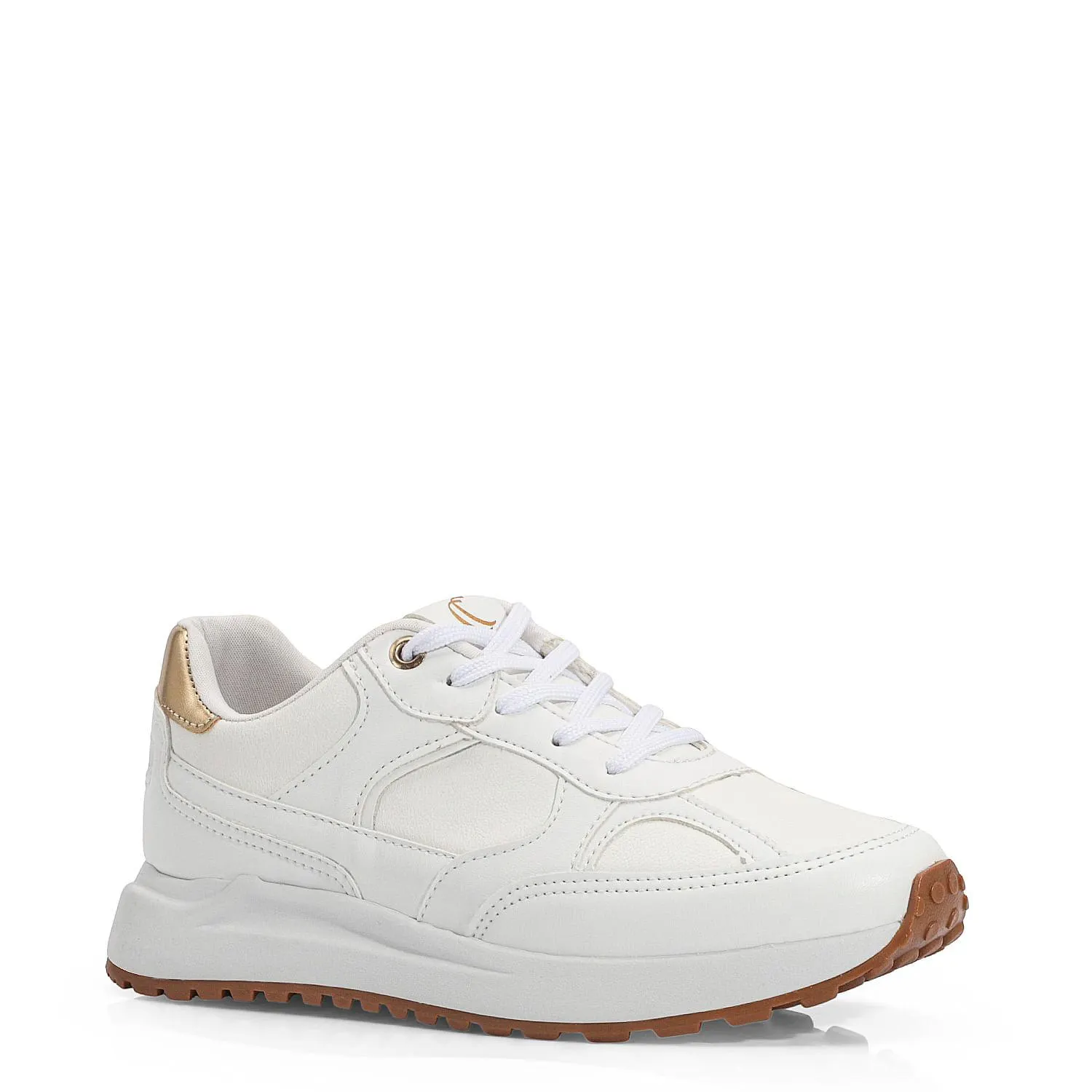 Tênis Alt Branco/Ouro