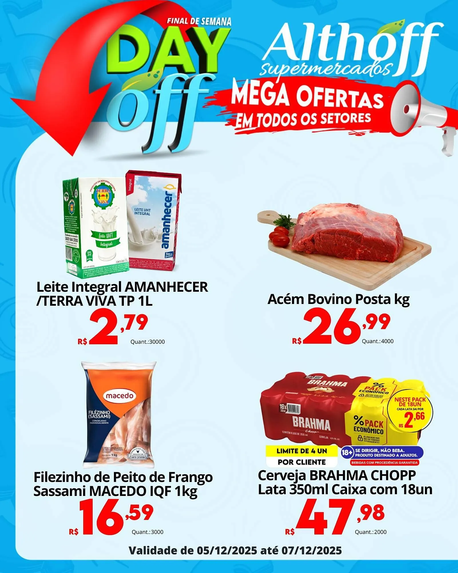 Encarte de Encarte Althoff Supermercados 5 de dezembro até 7 de dezembro 2025 - Pagina 1