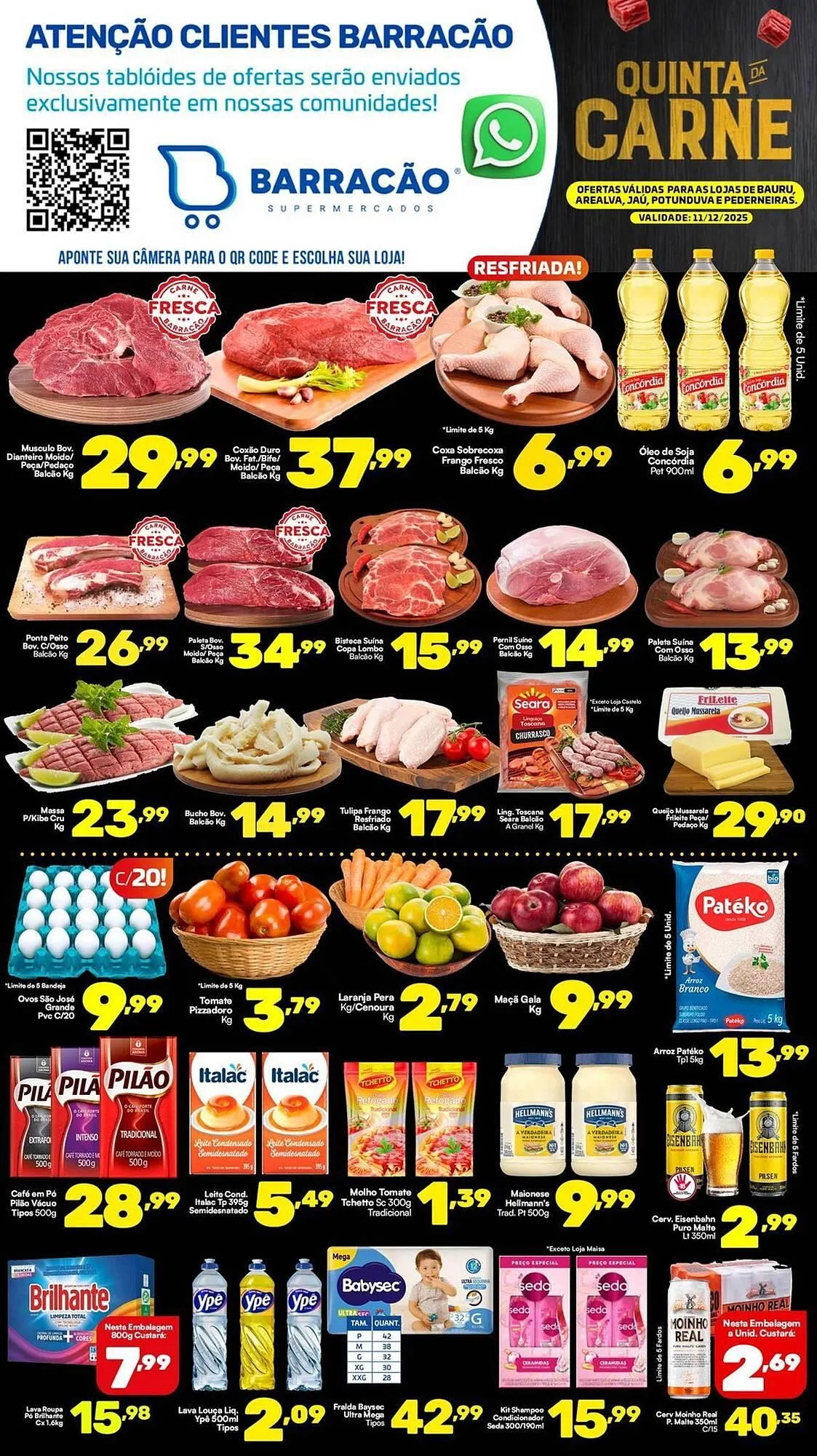 Encarte de Catálogo Barracão Supermercado 12 de dezembro até 15 de dezembro 2025 - Pagina 2