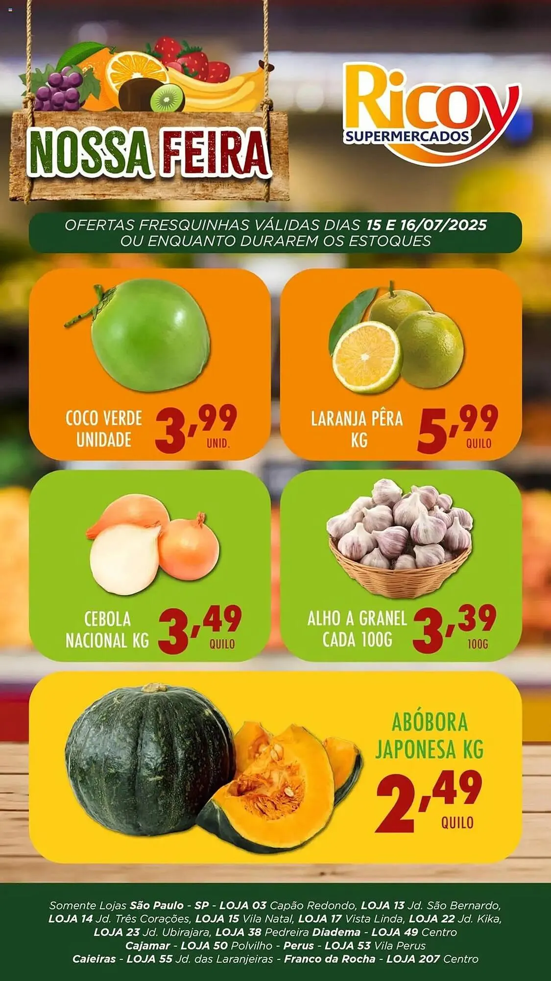 Encarte de Catálogo Ricoy Supermercados 15 de julho até 16 de julho 2025 - Pagina 2