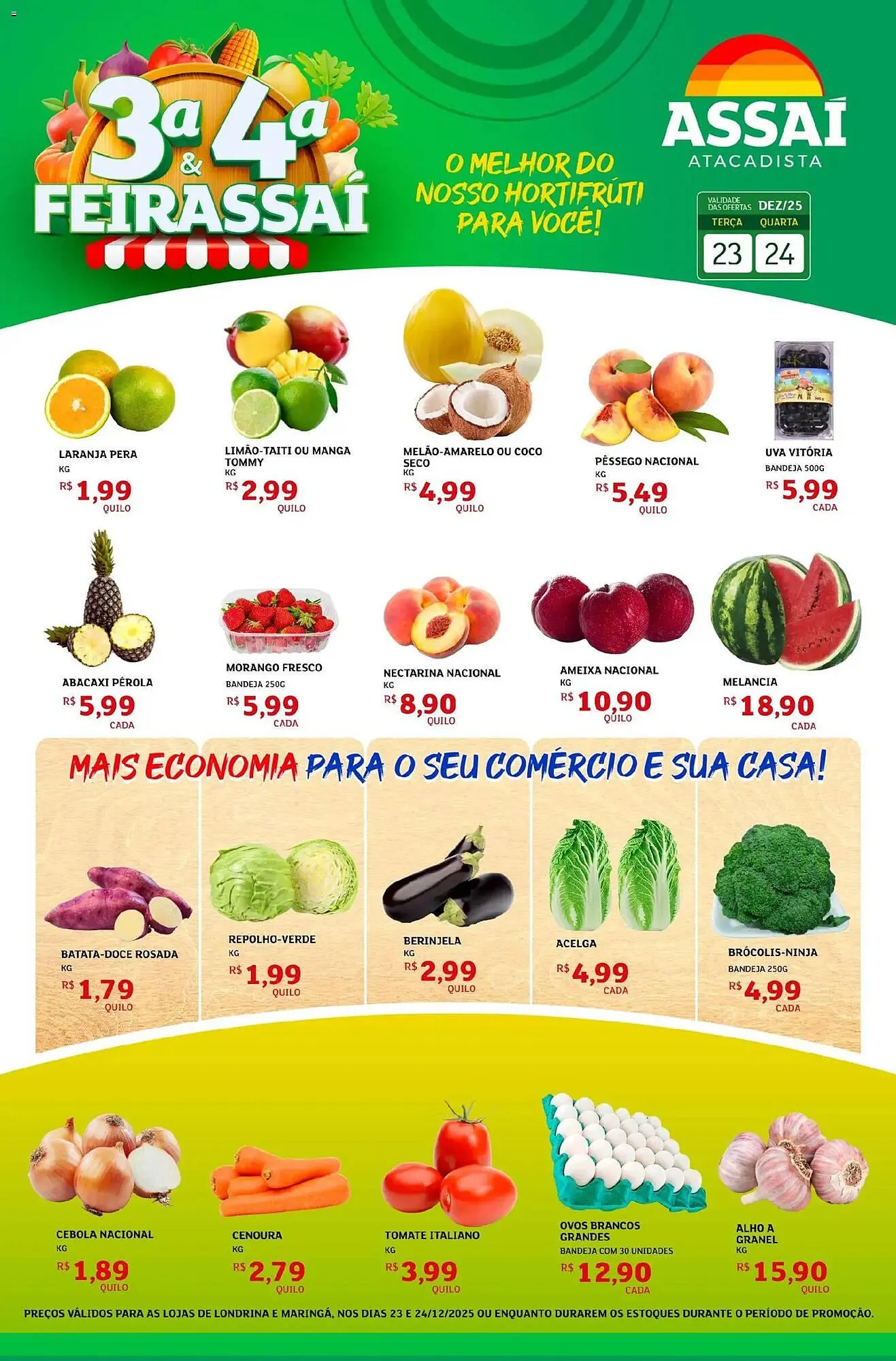 Encarte de Encarte Assaí Atacadista 23 de dezembro até 24 de dezembro 2025 - Pagina 1