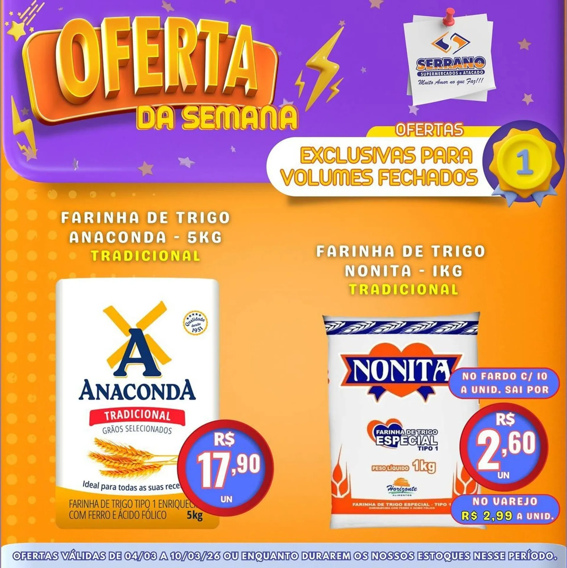 Encarte de Catálogo Serrano Supermercado 4 de março até 10 de março 2026 - Pagina 4