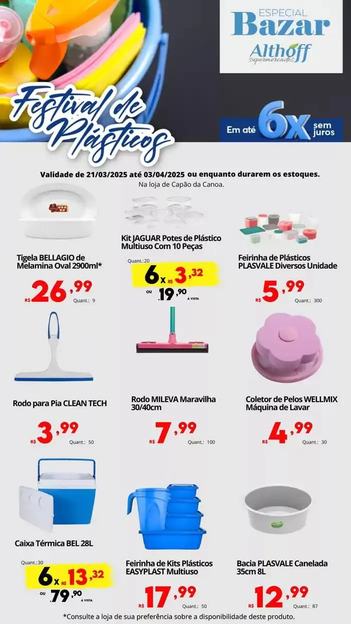 Encarte de Encarte Bazar - RS. 21 de março até 3 de abril 2025 - Pagina 4