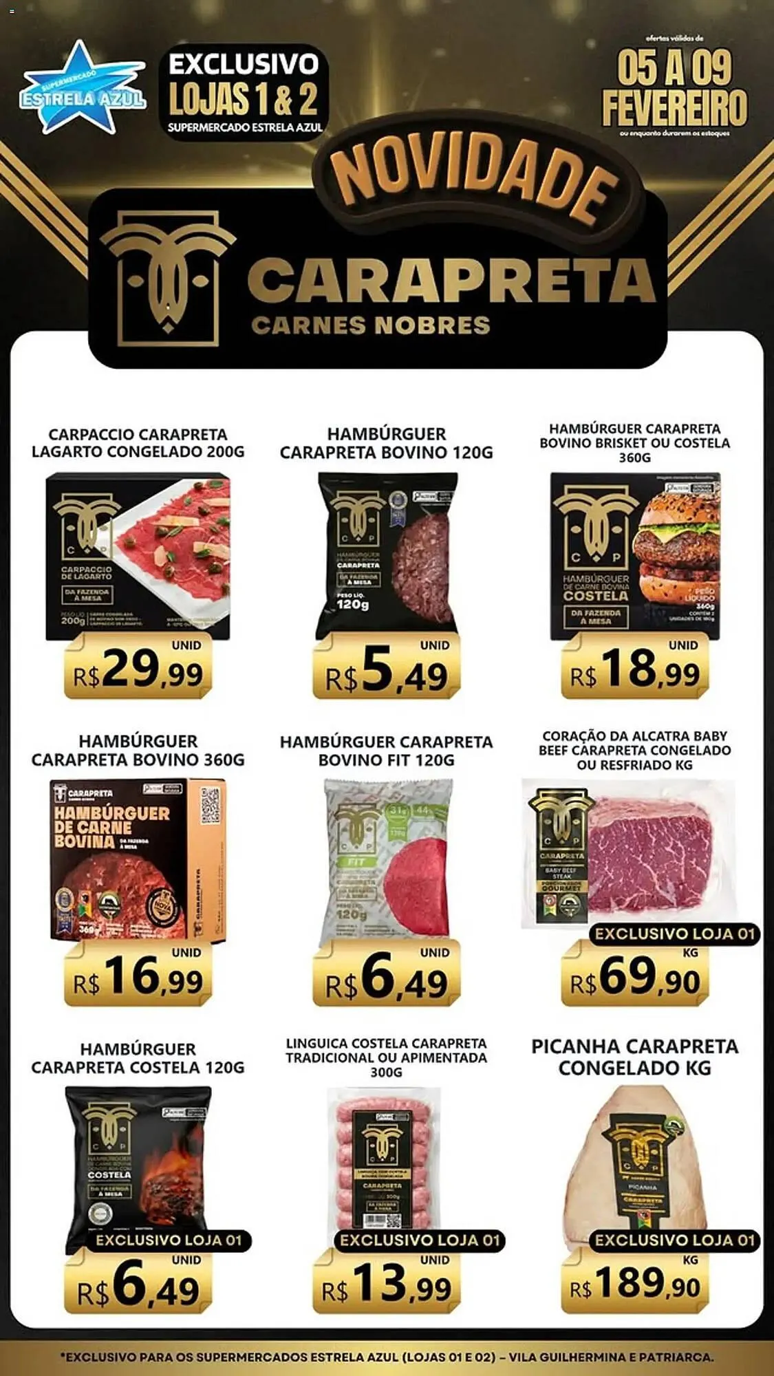 Folheto Supermercado Estrela Azul - 1