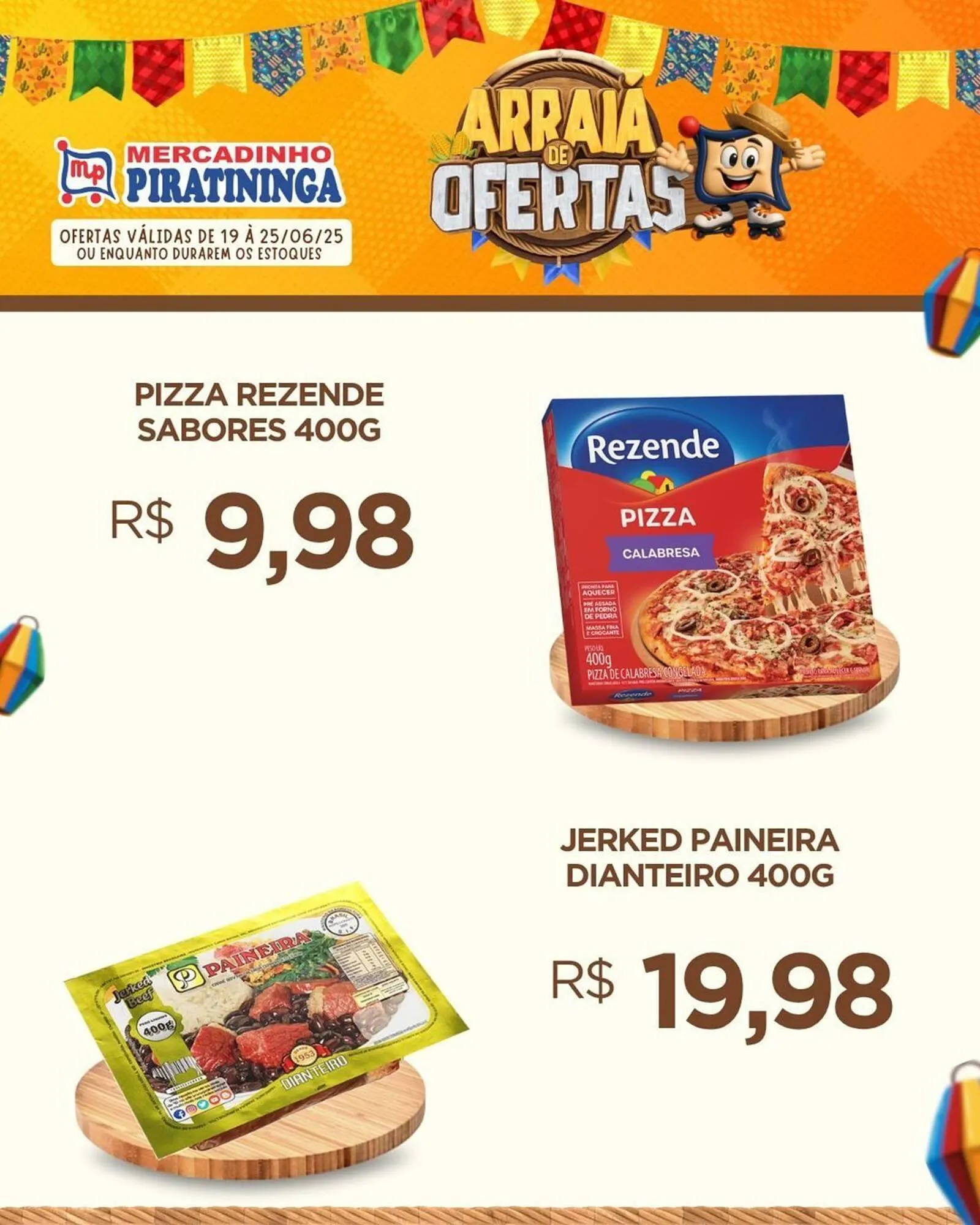 Encarte de Catálogo Mercadinho Piratininga 19 de junho até 25 de junho 2025 - Pagina 1