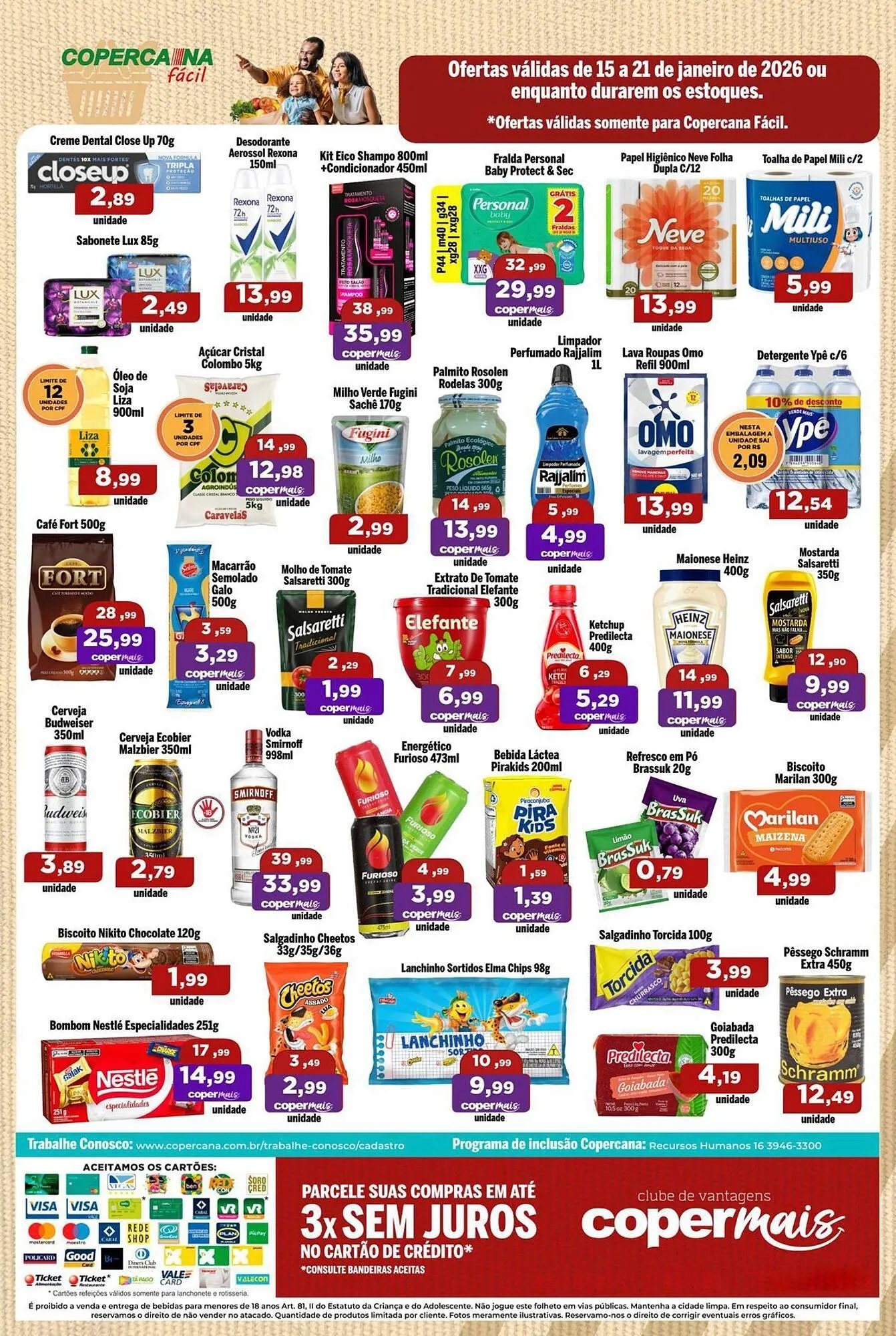 Encarte de Tabloide Copercana 15 de janeiro até 21 de janeiro 2026 - Pagina 2