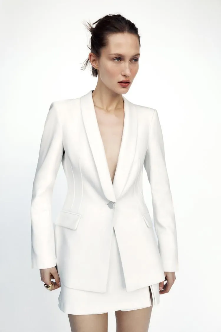 BLAZER COMBINADO ACINTURADO