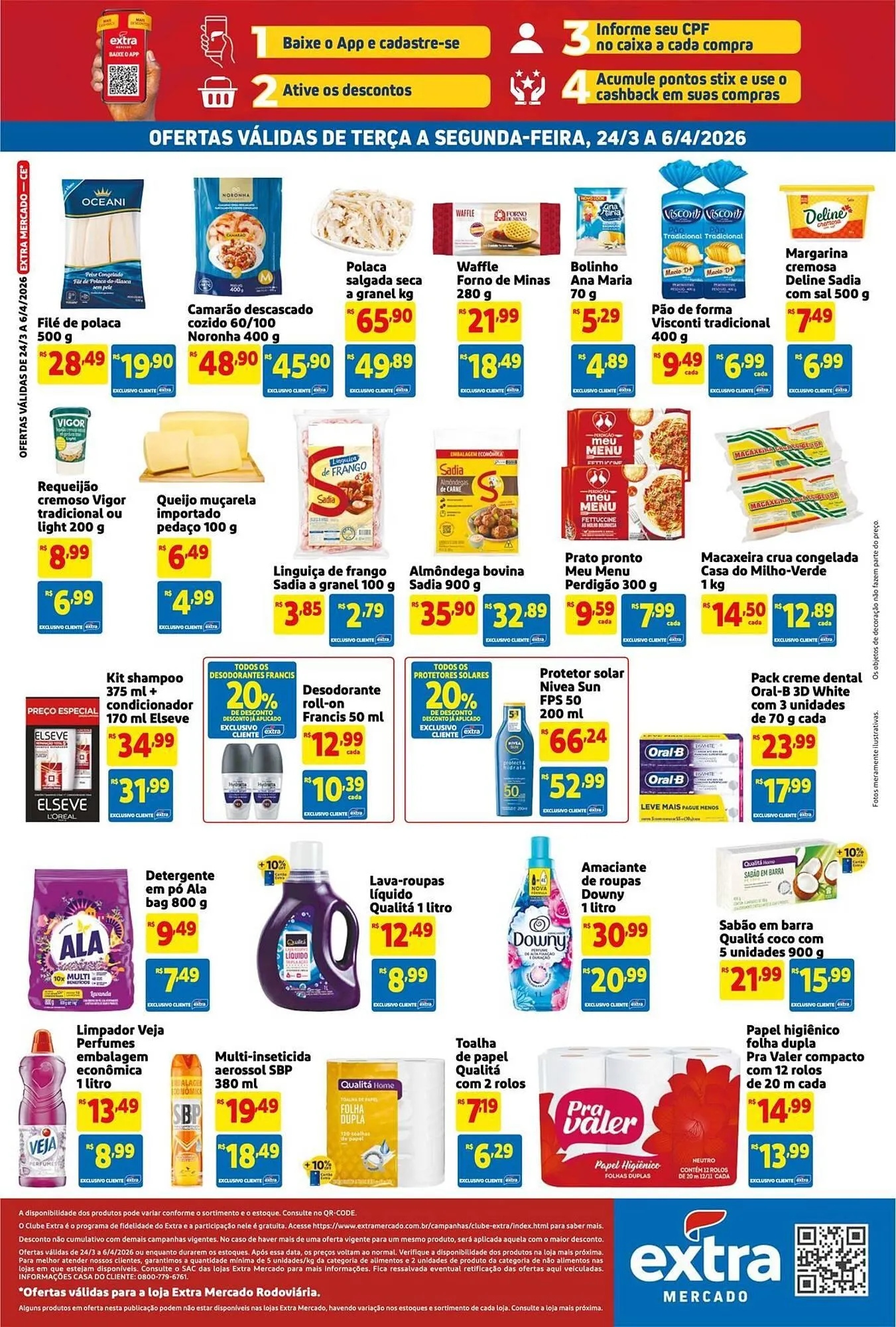 Encarte de Encarte Mercado Extra 24 de março até 6 de abril 2026 - Pagina 2