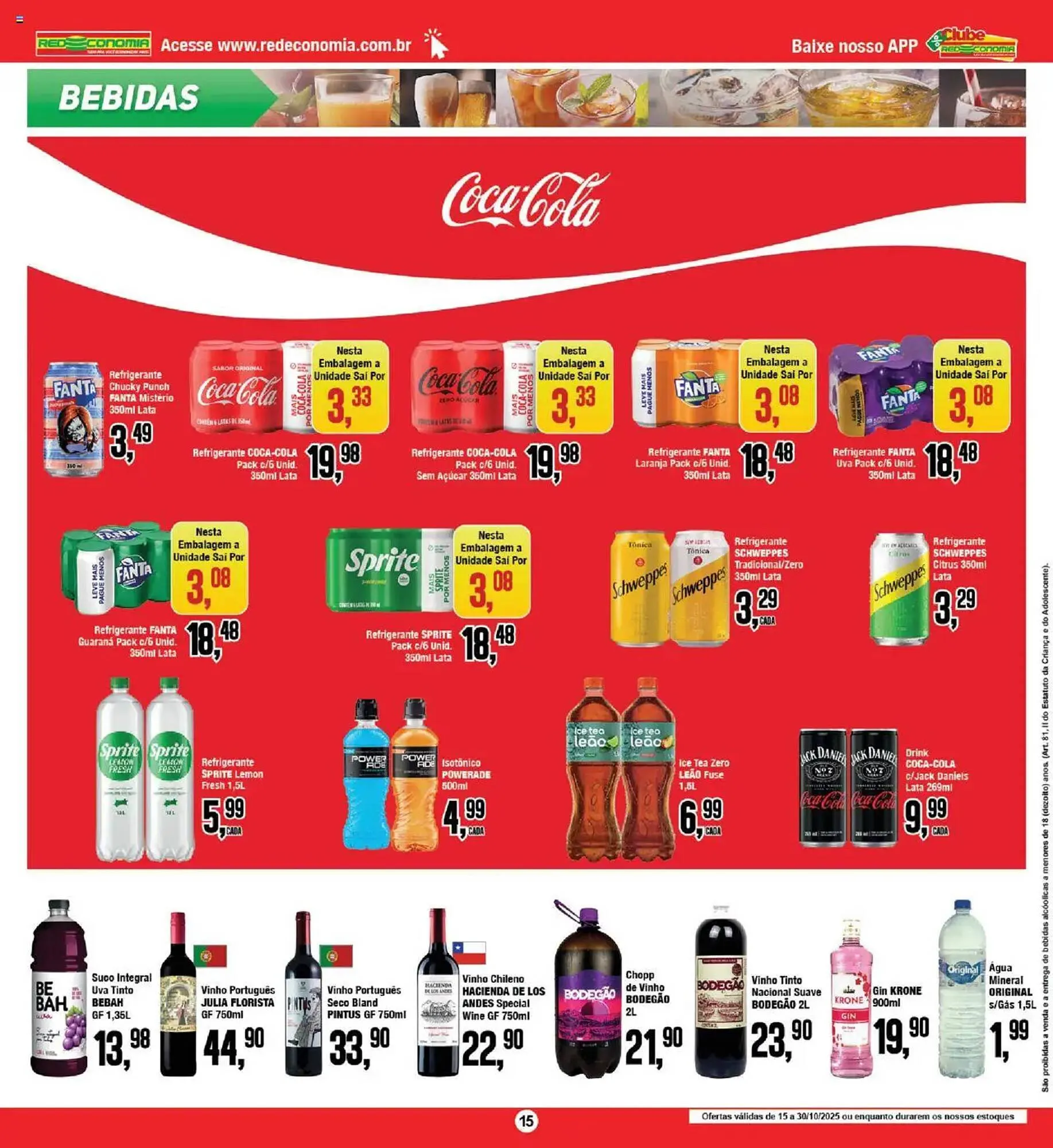 Encarte de Encarte Redeconomia 15 de outubro até 30 de outubro 2025 - Pagina 15