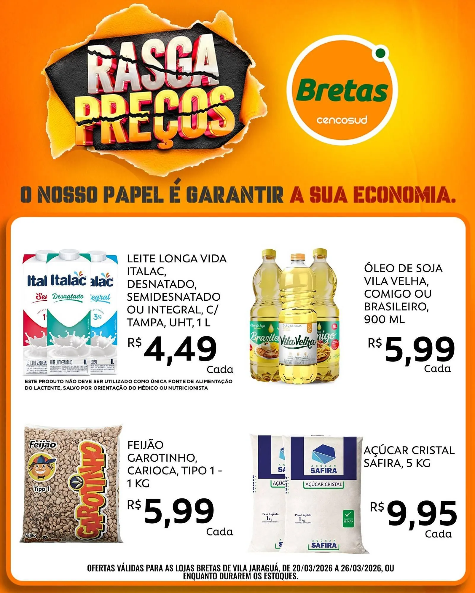Encarte de Catálogo Supermercados Bretas 20 de março até 26 de março 2026 - Pagina 4