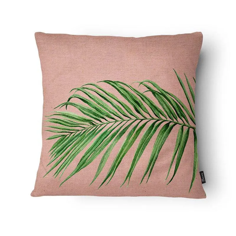 Capa Almofada Floral Estampa 086 Microfibra Rosa 43x43cm - Tuti Gottô