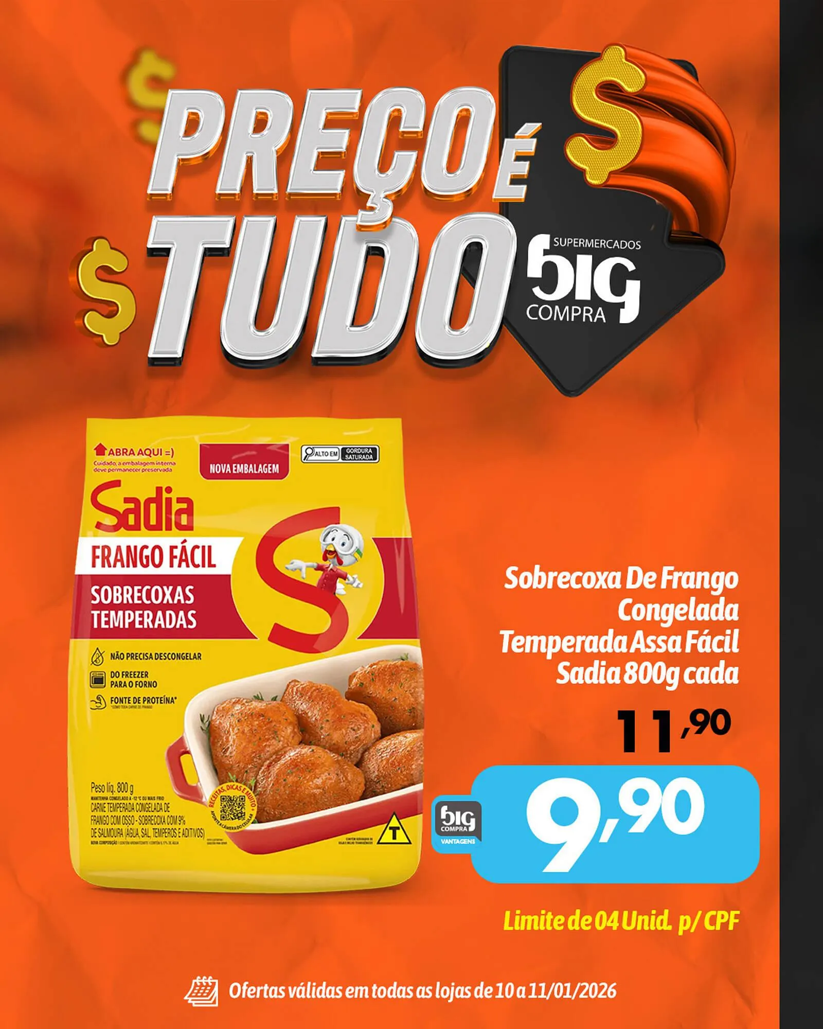 Encarte de Catálogo Supermercados Big Compra 10 de janeiro até 11 de janeiro 2026 - Pagina 3