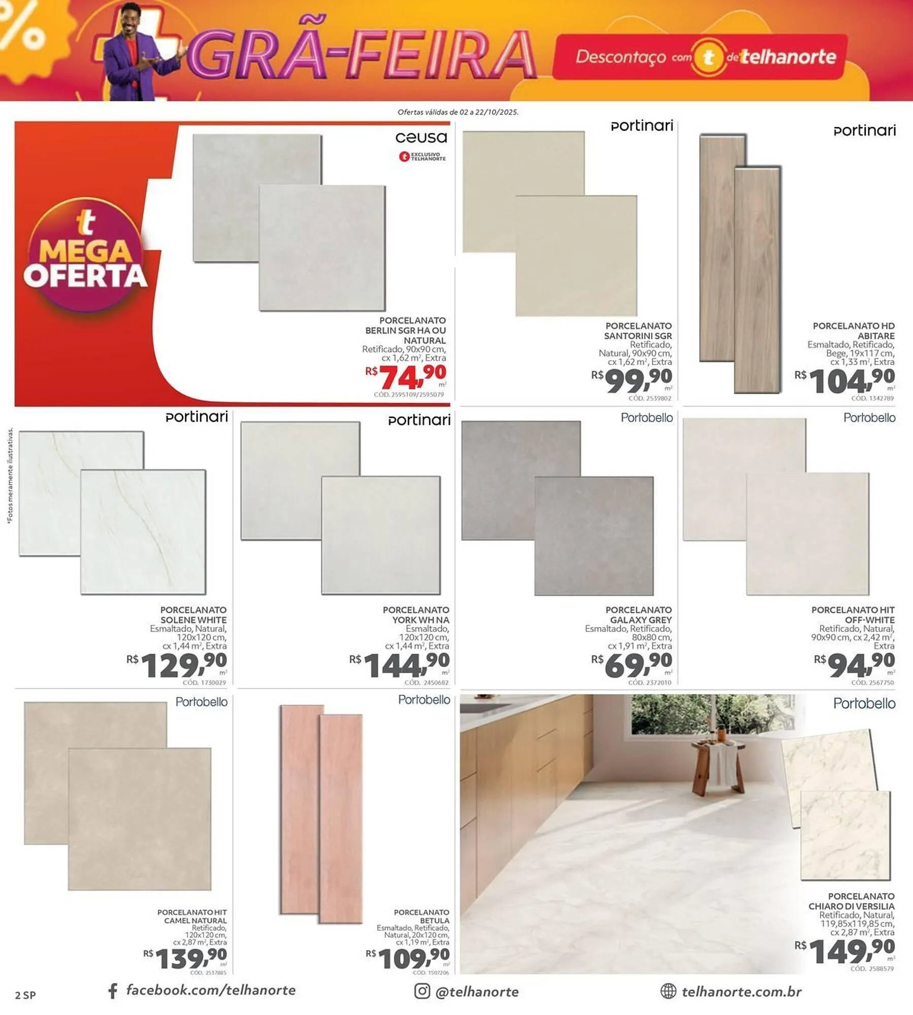 Encarte de Catálogo Telhanorte 2 de outubro até 22 de outubro 2025 - Pagina 2