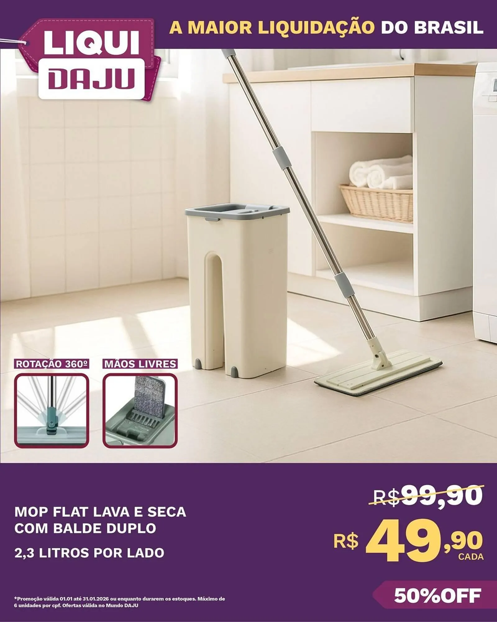 Encarte de Catálogo Daju 1 de janeiro até 31 de janeiro 2026 - Pagina 1