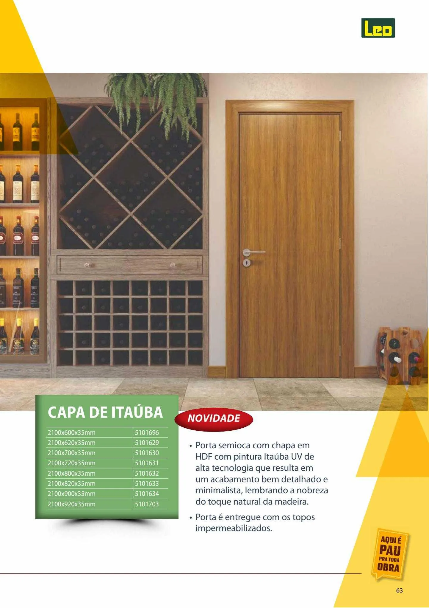 Encarte de Leo Madeiras Ofertas 11 de maio até 23 de julho 2023 - Pagina 63