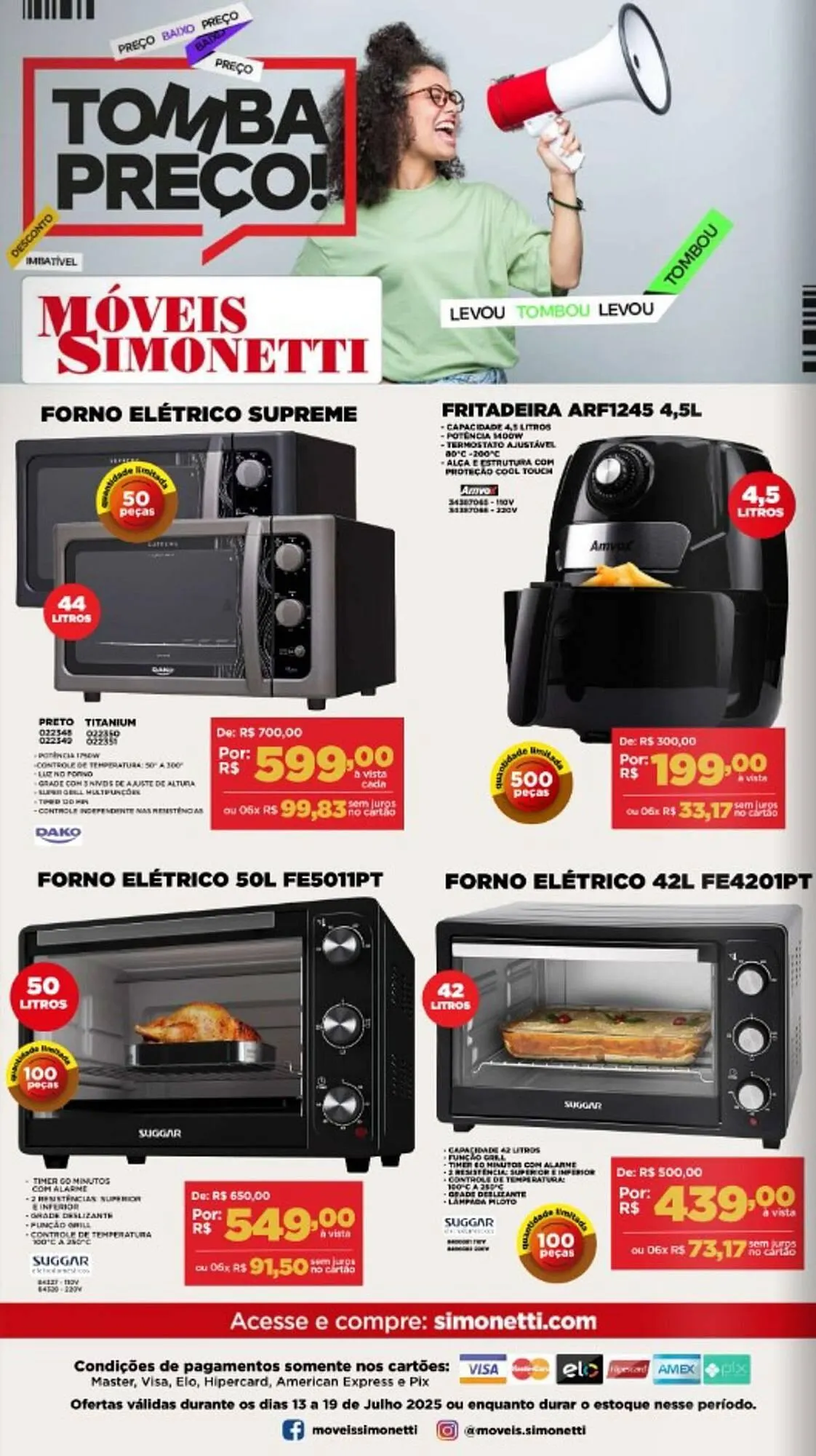 Encarte de Catálogo Móveis Simonetti 14 de julho até 19 de julho 2025 - Pagina 44