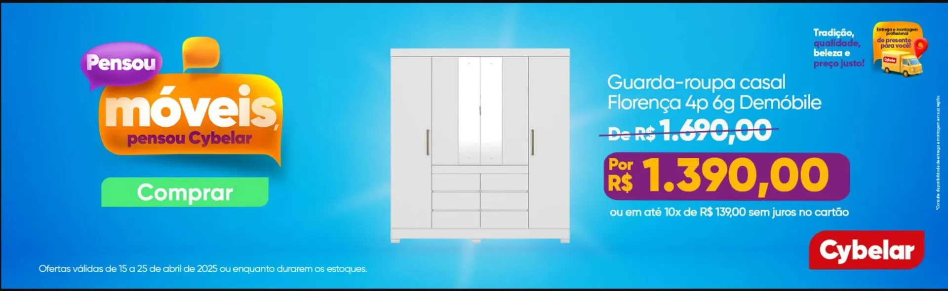 Encarte de Catálogo Cybelar 24 de abril até 25 de abril 2025 - Pagina 8