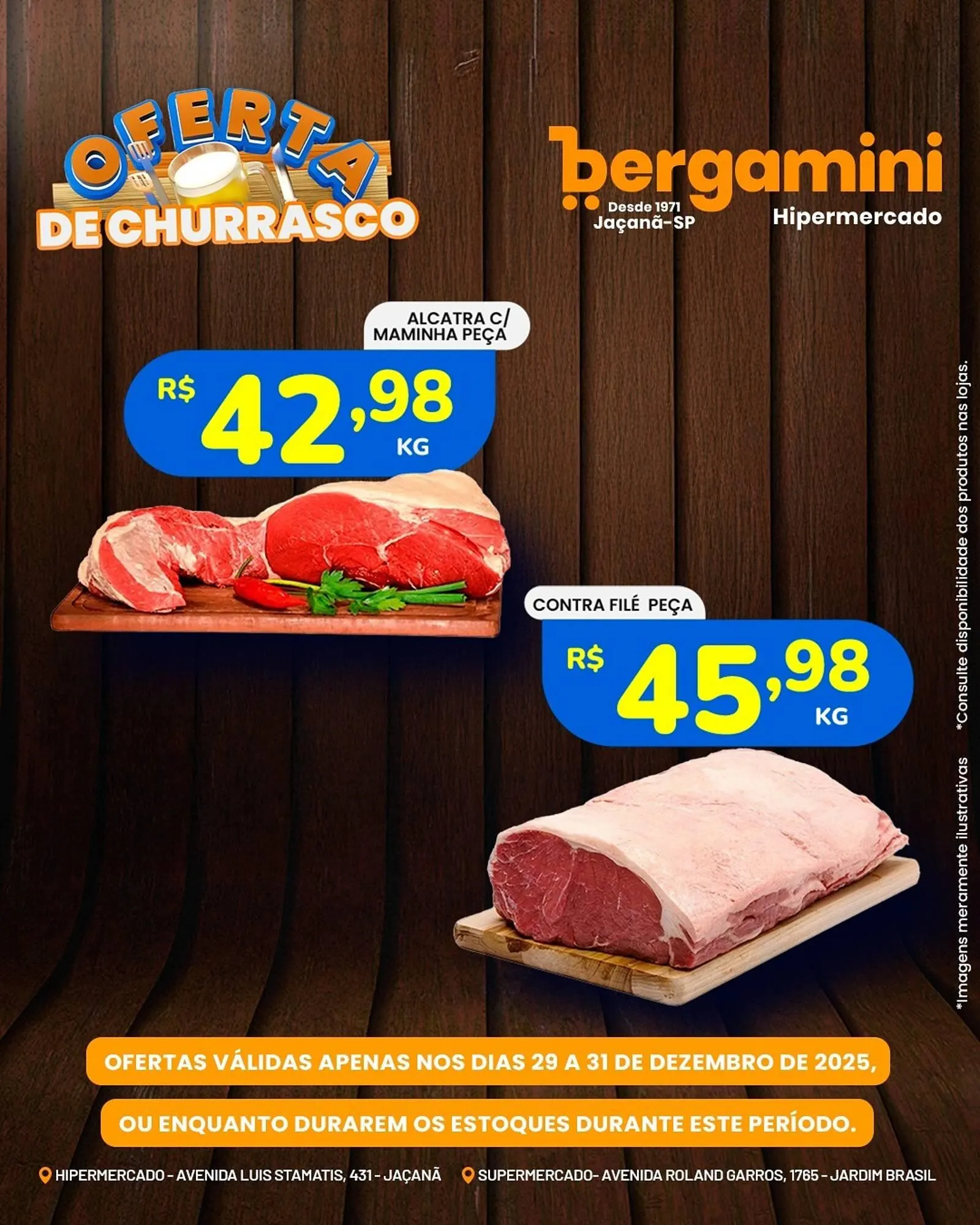 Encarte de Catálogo Supermercado Bergamini 29 de dezembro até 31 de dezembro 2025 - Pagina 1
