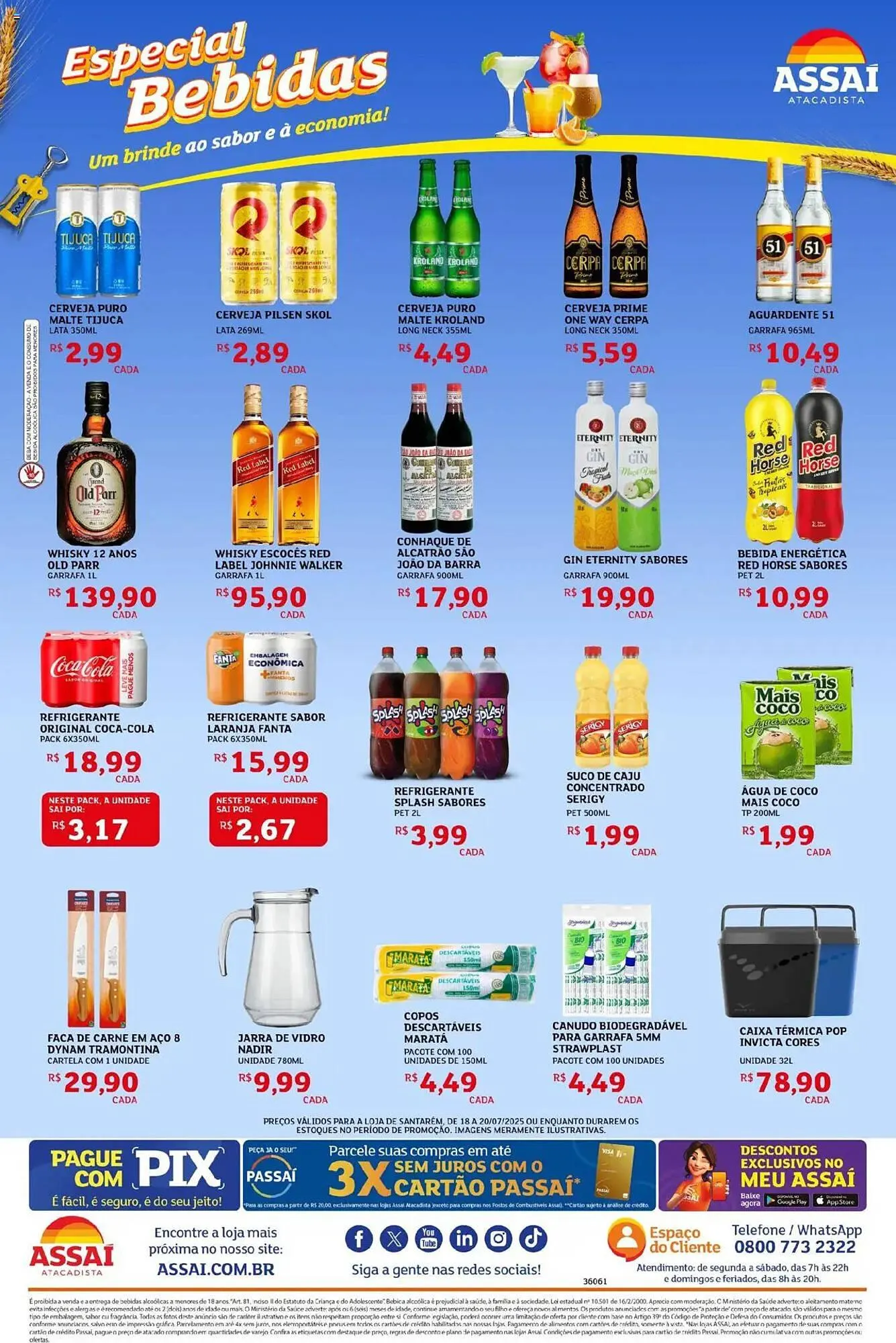 Encarte de Catálogo Assaí Atacadista 18 de julho até 21 de julho 2025 - Pagina 2