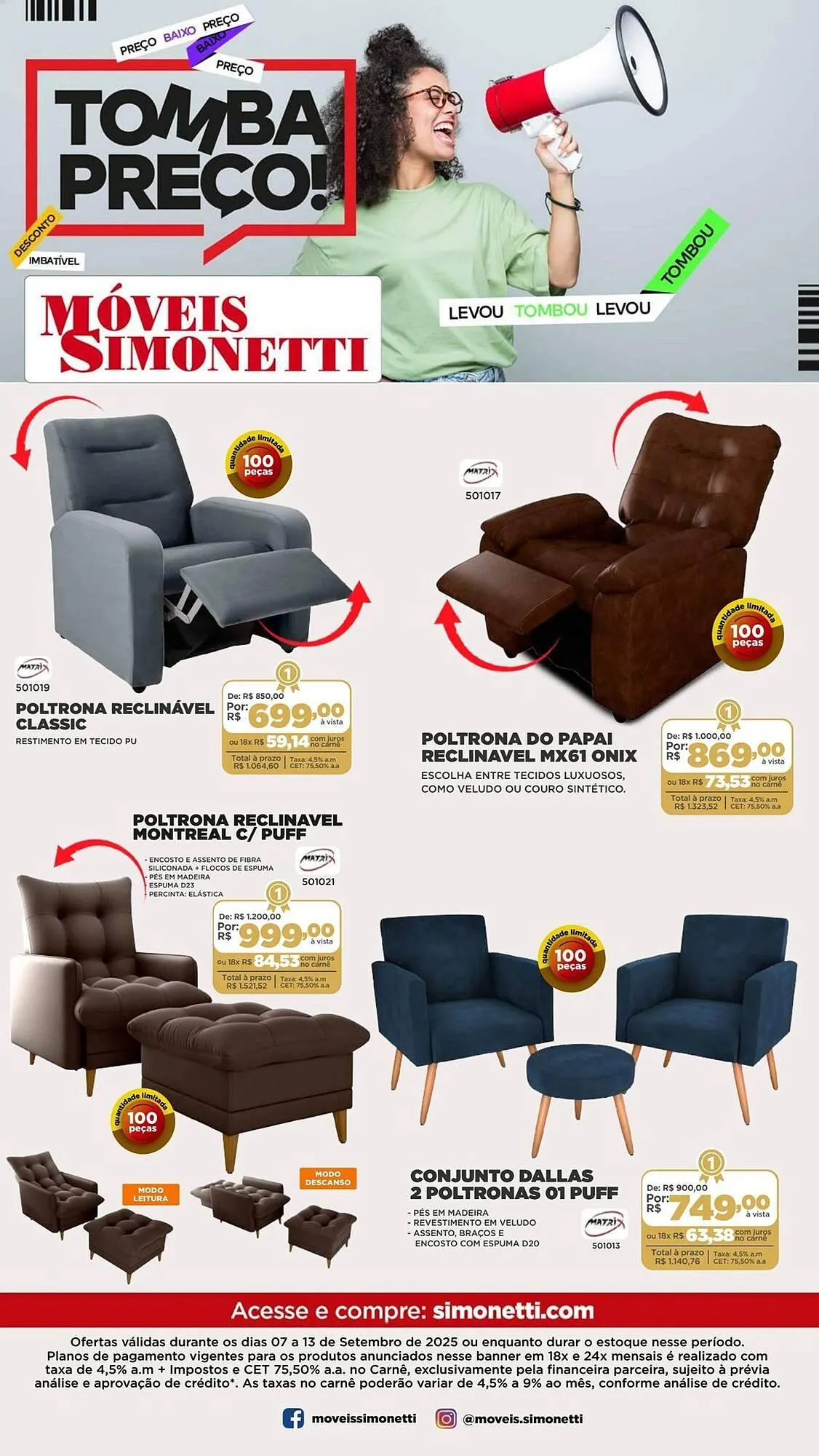 Encarte de Catálogo Móveis Simonetti 8 de setembro até 13 de setembro 2025 - Pagina 21