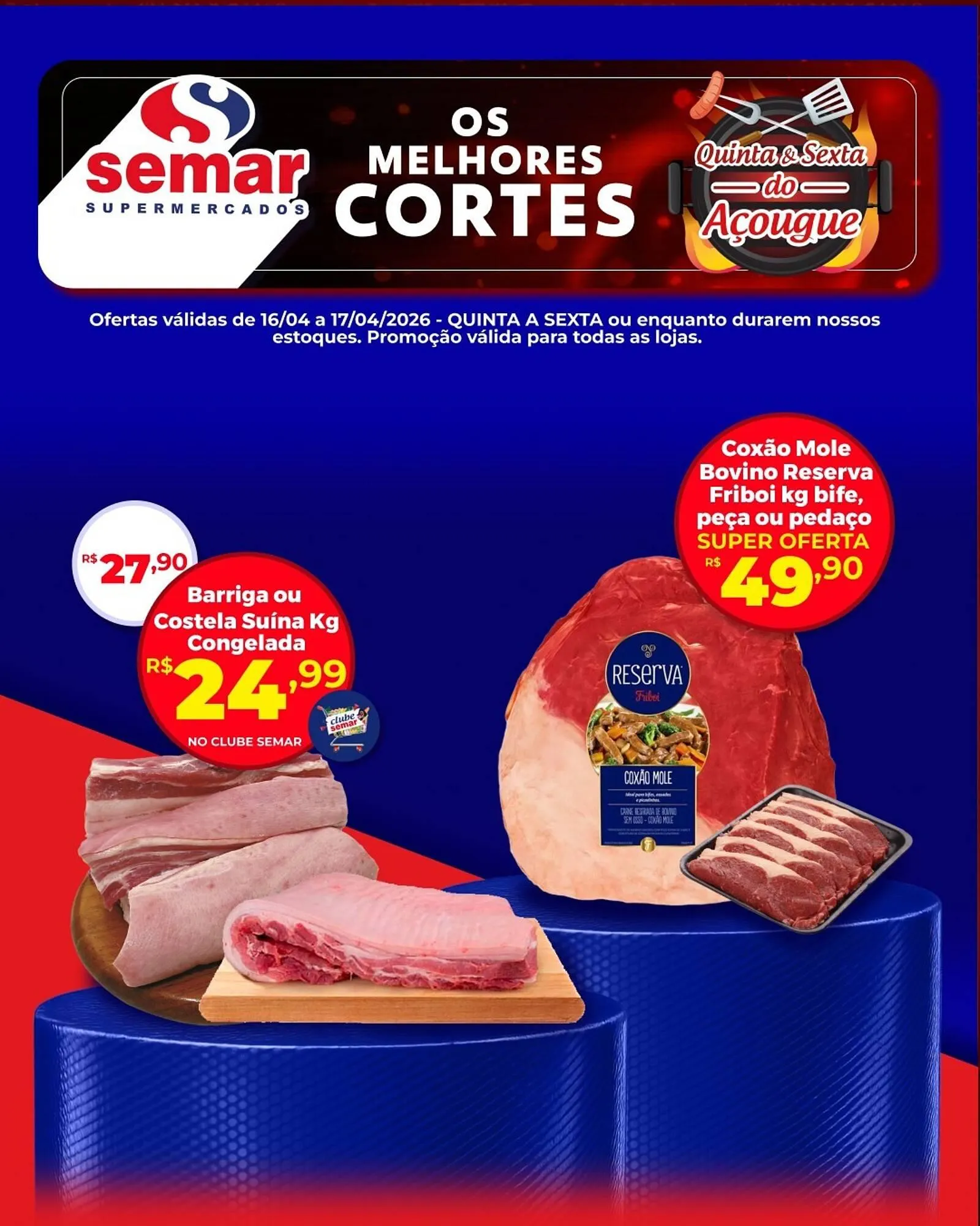 Encarte de Folheto Semar Supermercado 15 de abril até 17 de abril 2026 - Pagina 4