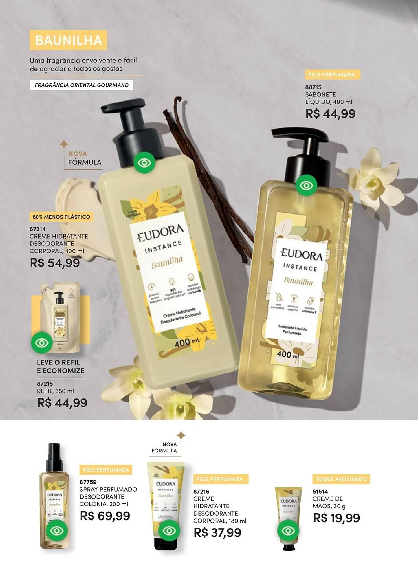 Encarte de Catálogo Eudora 8 de outubro até 8 de novembro 2025 - Pagina 74